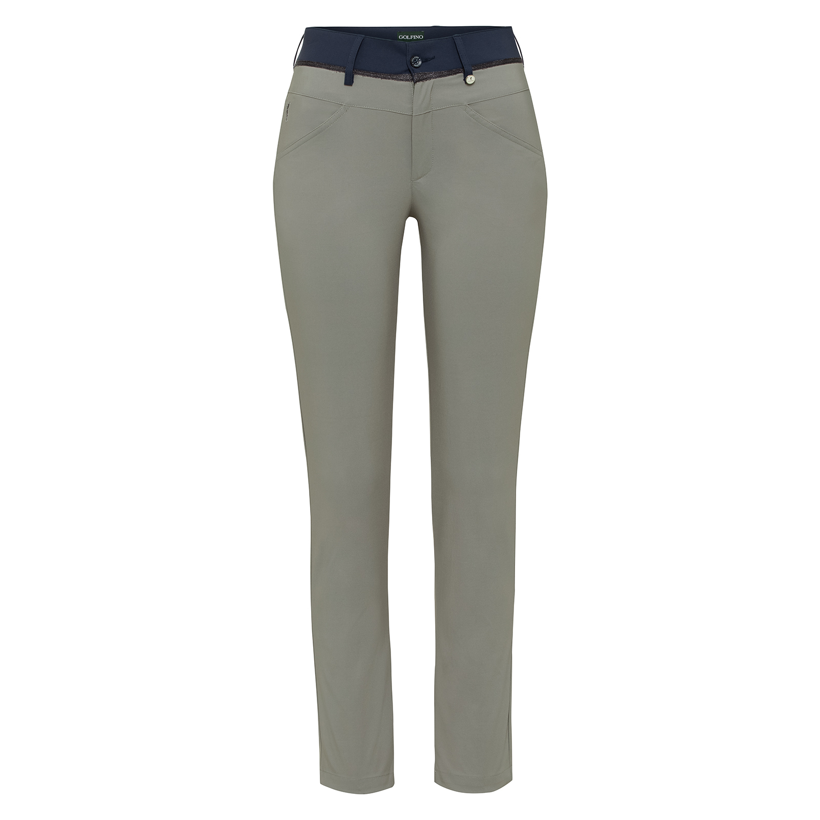 Ladies' stylish 7/8 golf trousers in Techno Stretch with cold weather protection