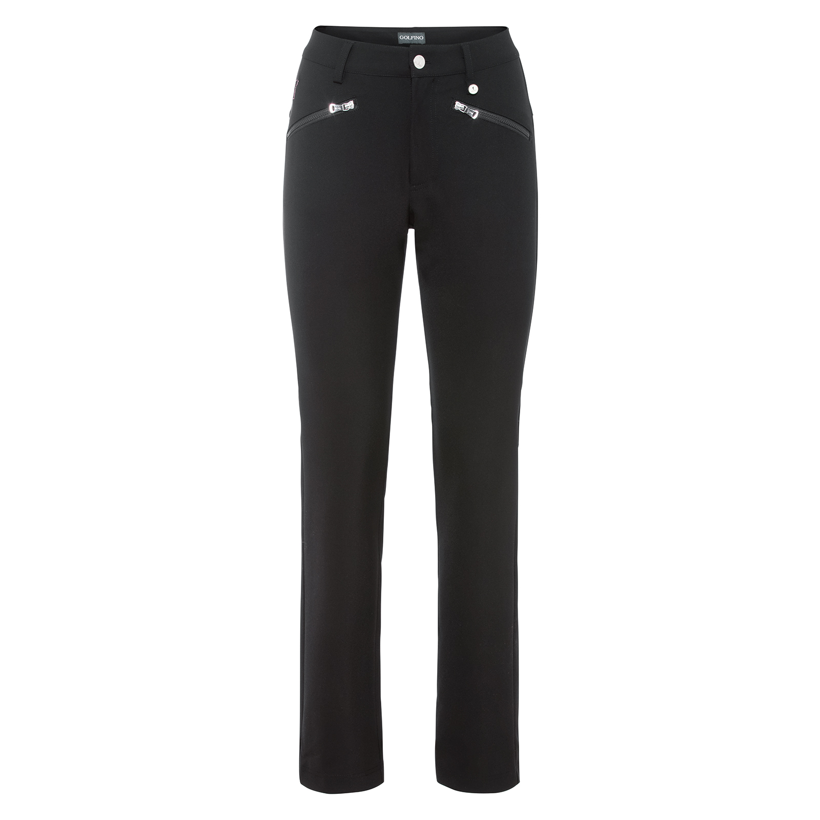 Water repellent ladies' golf trousers in attractive 7/8 length