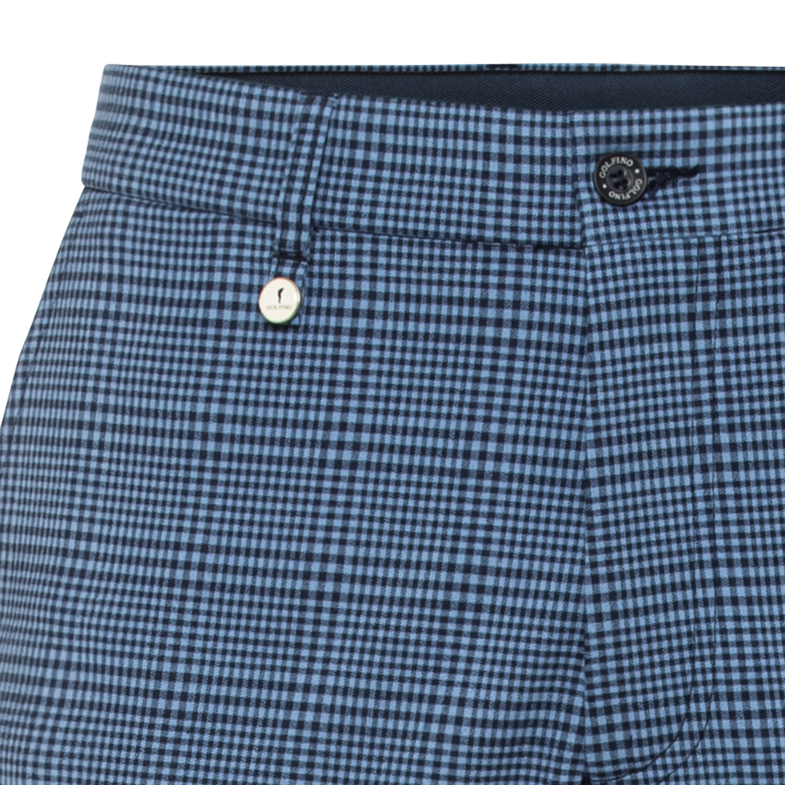 Pantalones de golf en un moderno diseño de cuadros con viscosa de alta calidad para hombre
