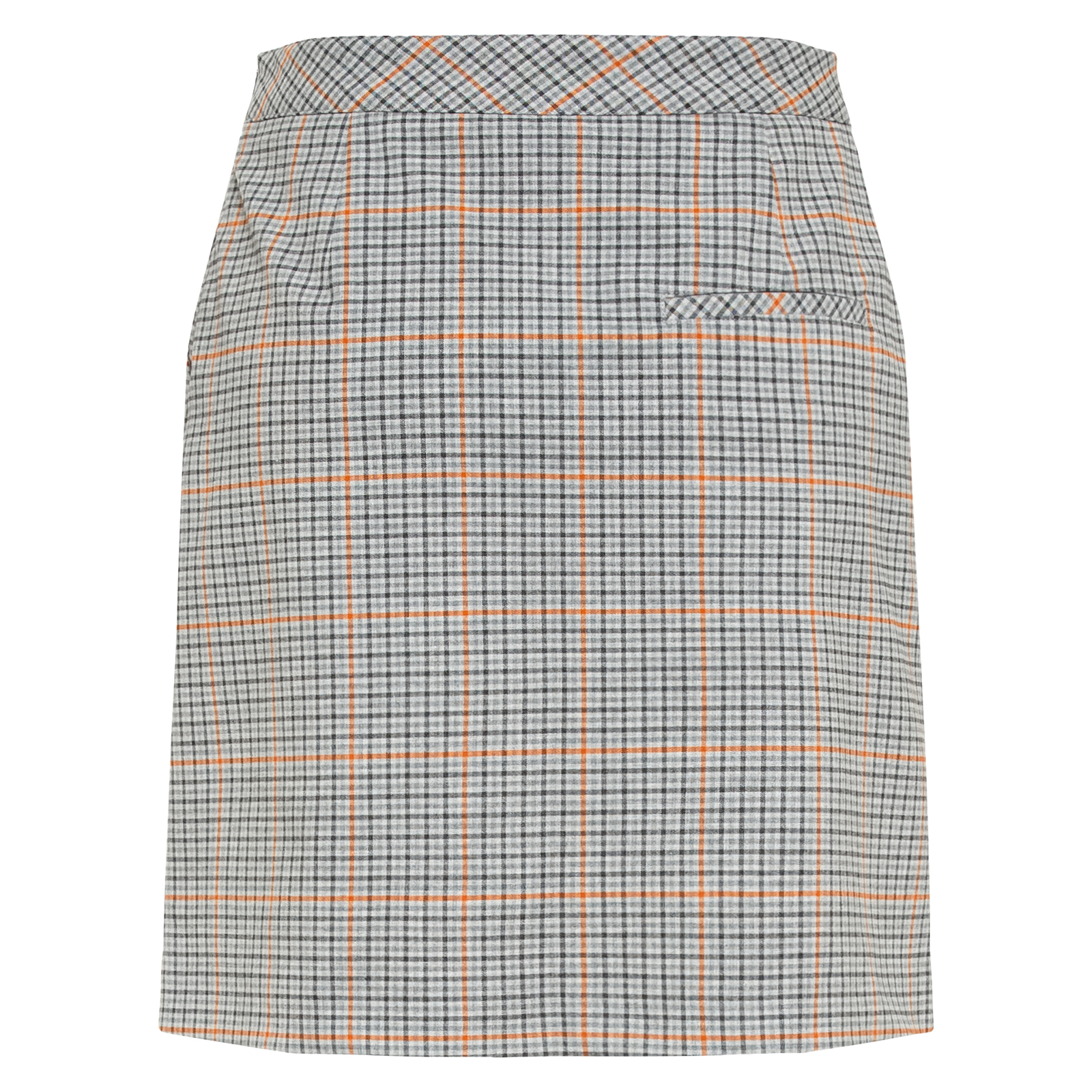 Falda pantalón para el golf con viscosa de alta calidad y estampado a cuadros para mujer