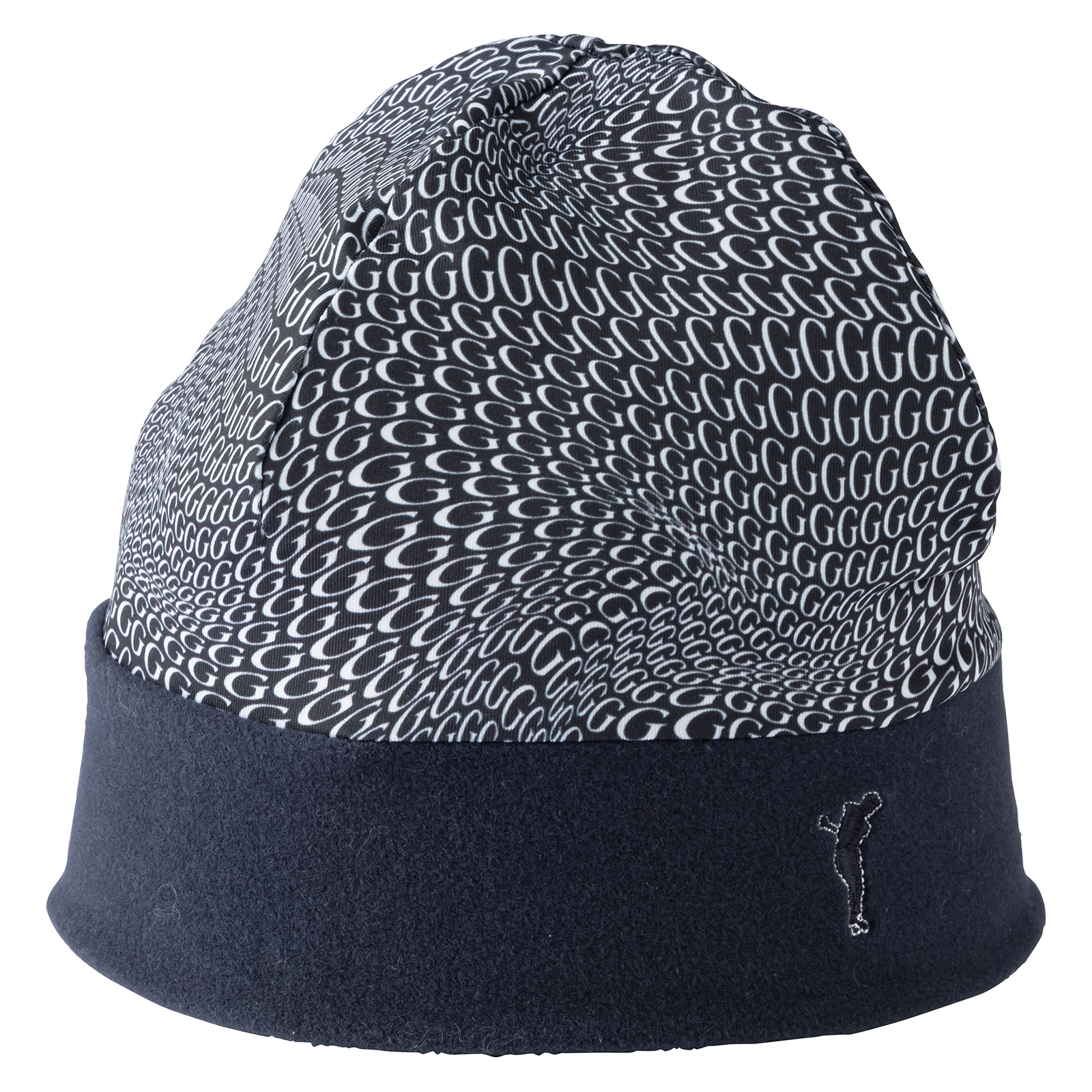 Fashionable ladies' golf beanie with cold weather protection