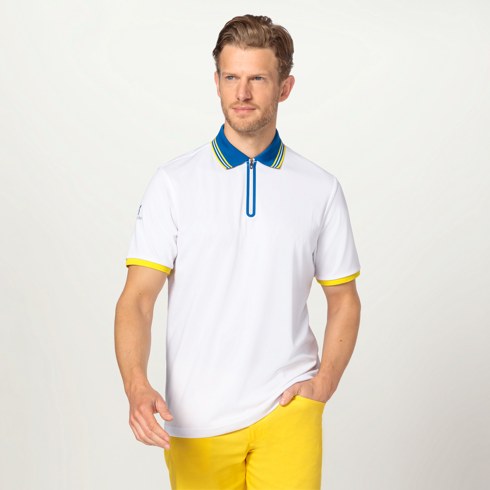 Nachhaltiges Herren Golf Poloshirt mit Kafetex®
