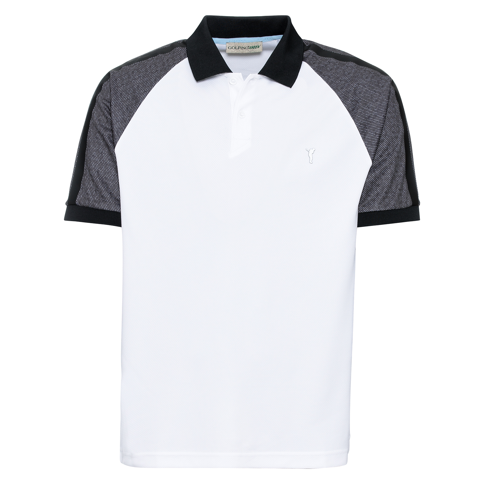Men's eco-friendly golf polo shirt with moisture management function 