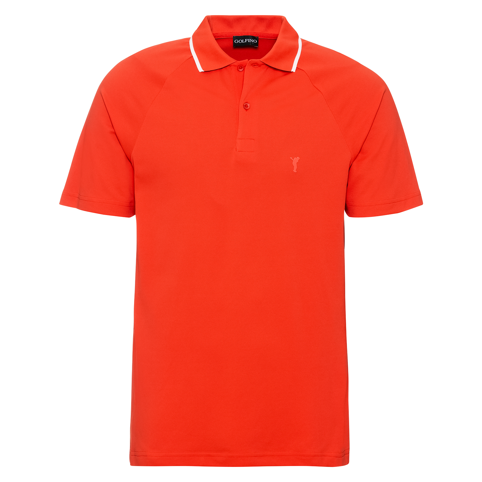 Men's sustainable zero pollution golf polo shirt with moisture management function 