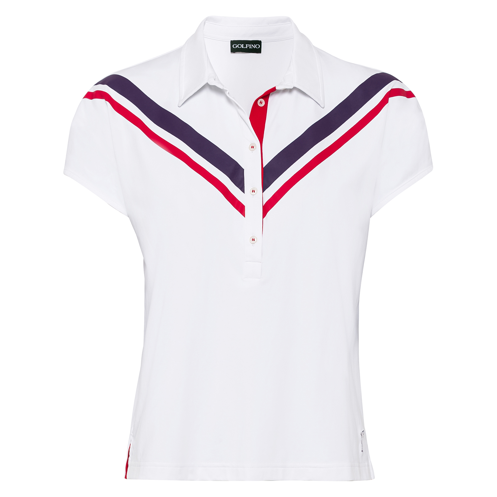 Dry Comfort Damen Golf Polo mit lässig überschnittener Schulterpartie