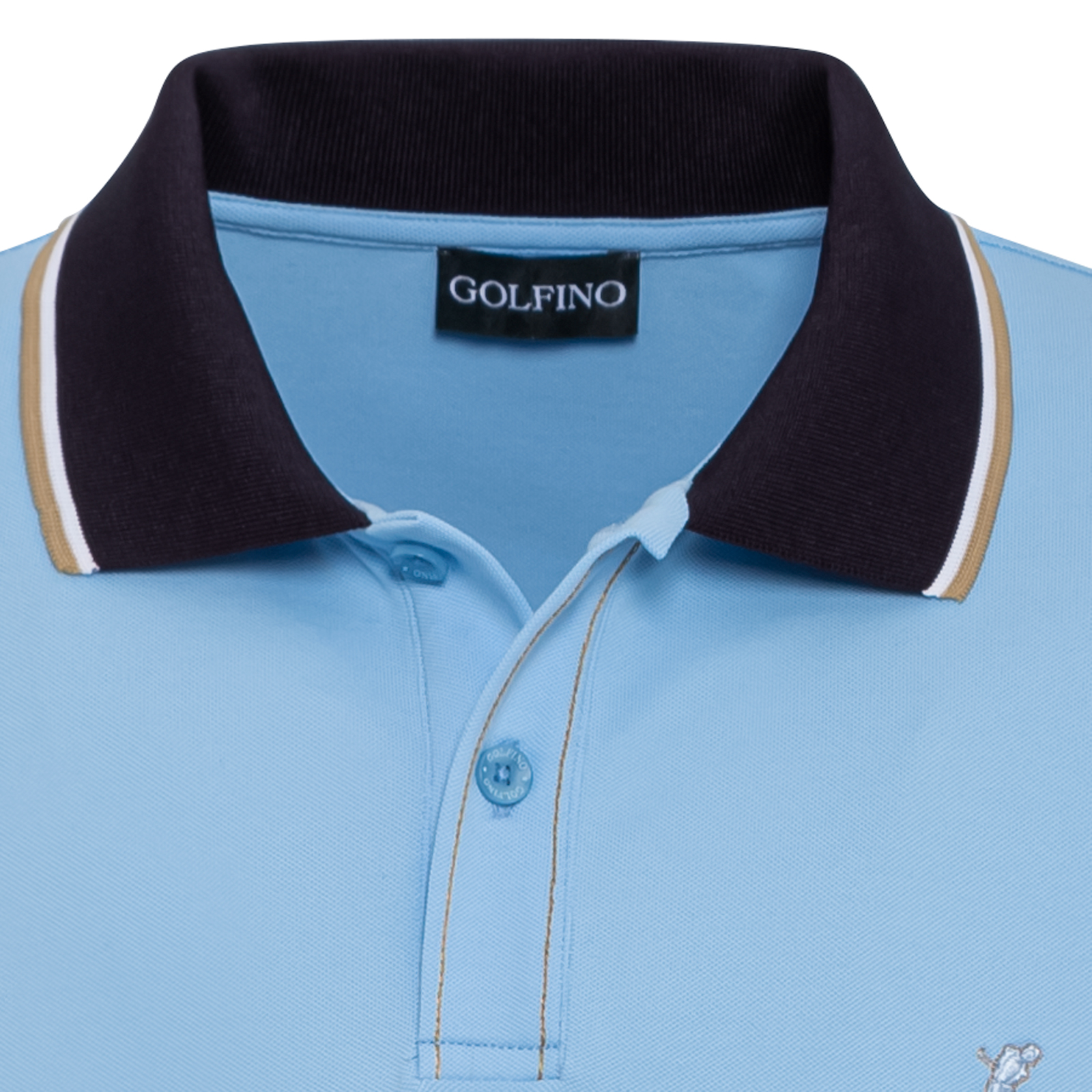 Herren Golf Polo mit UV-Schutzfunktion
