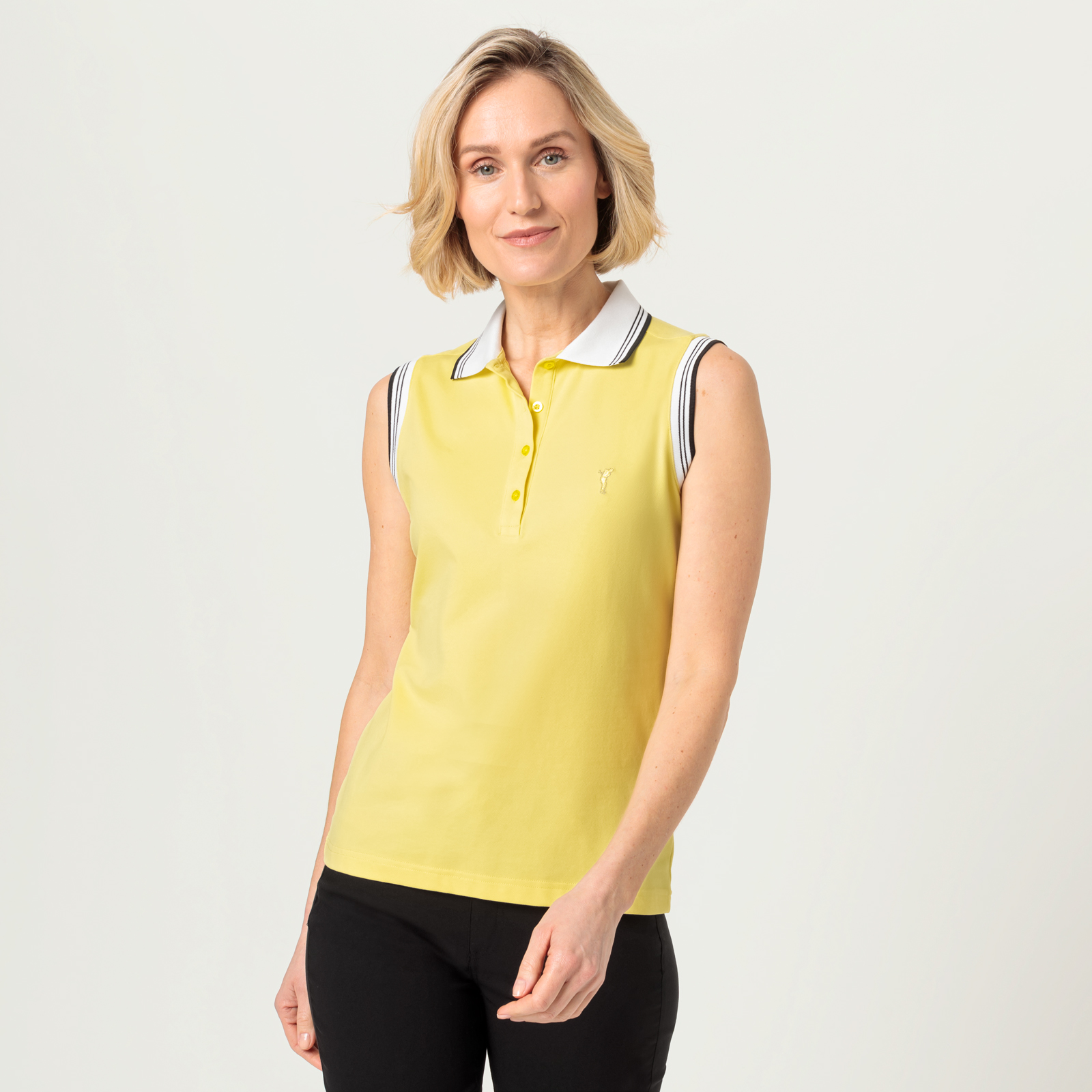 Airy ladies' polo shirt with ultraviolet protection 