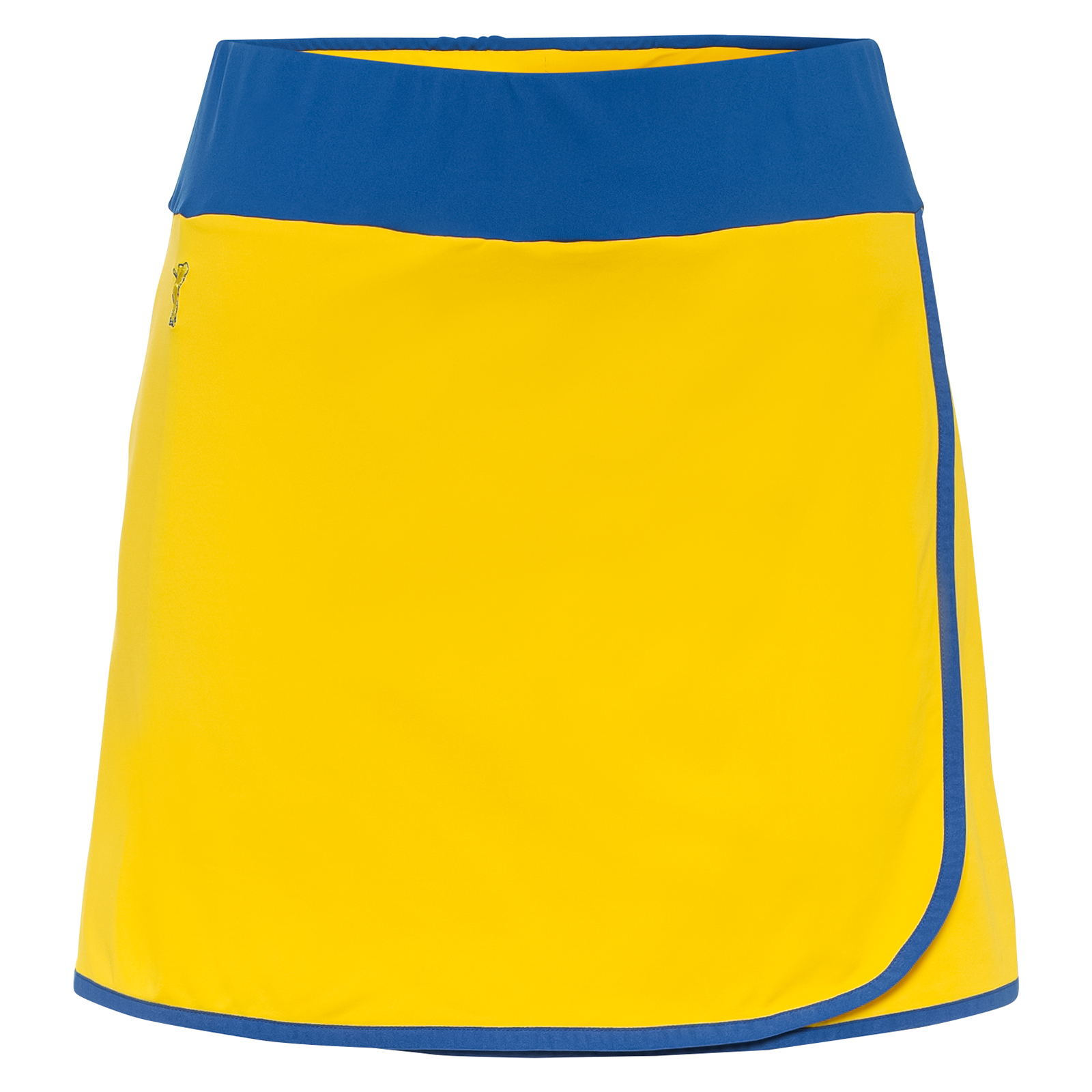 Ladies' mini skort with moisture management function in Solheim Cup design 