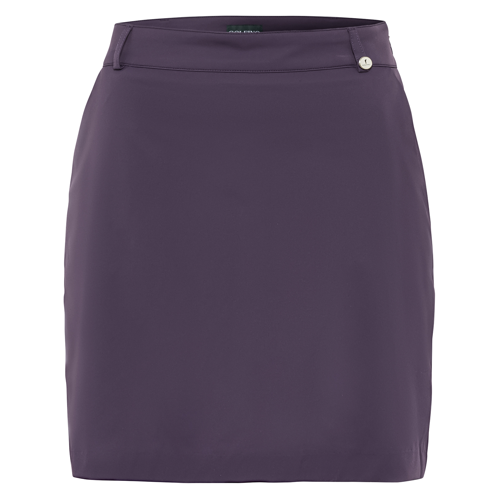 Ladies' elasticated golf skort in Techno Stretch with UV protection.