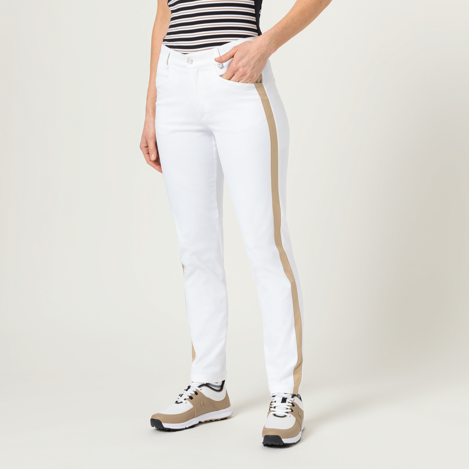 Pantalon de golf 7/8 techno stretch anti-UV pour femmes