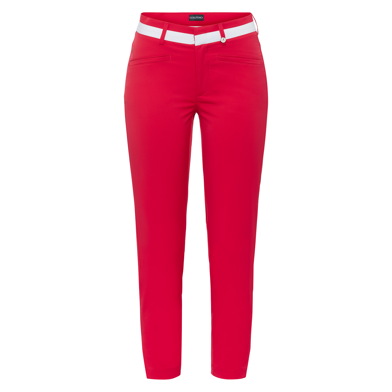 Pantalones capri de golf elásticos con protección UV para mujer