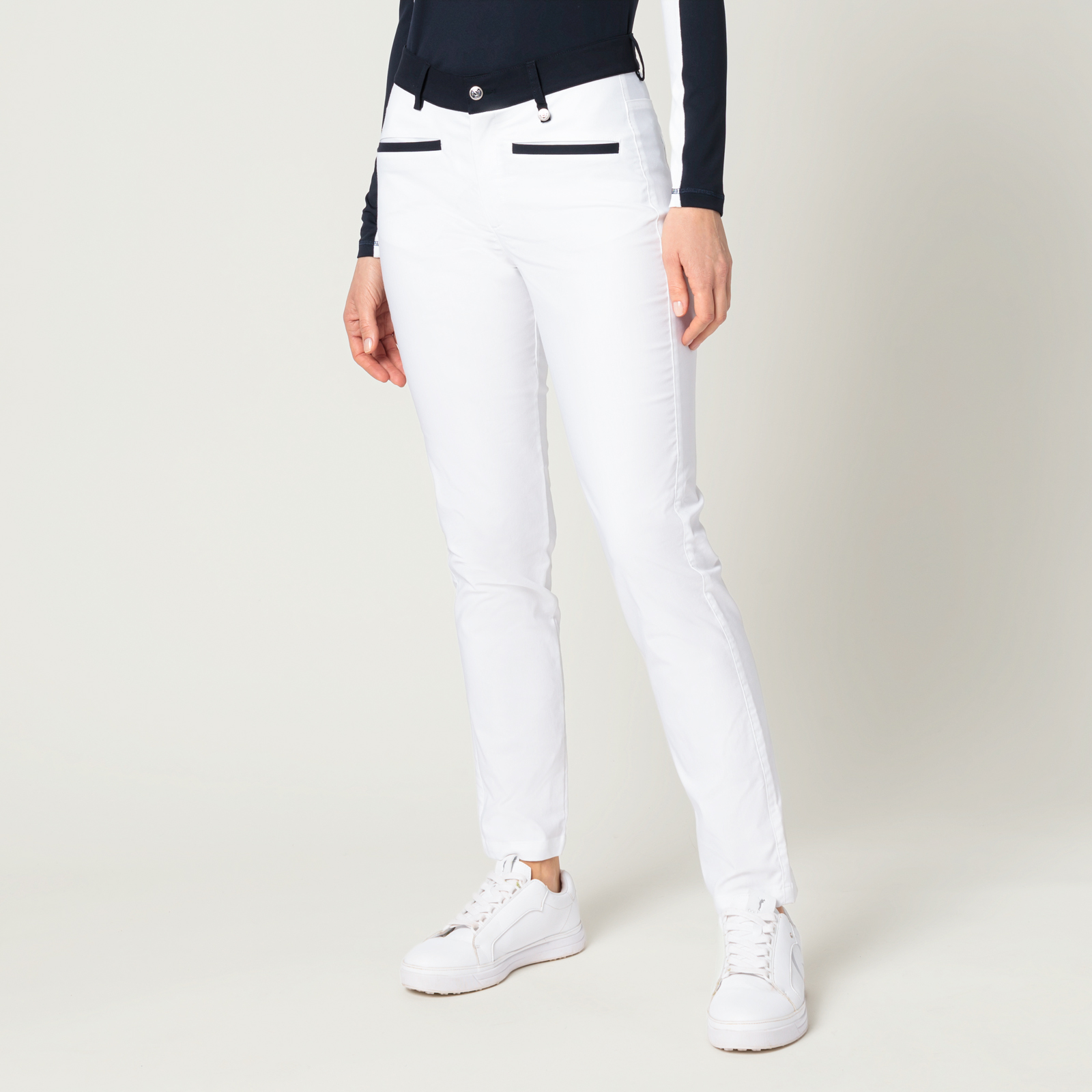 Ladies' comfortable, super-stretch golf trousers 