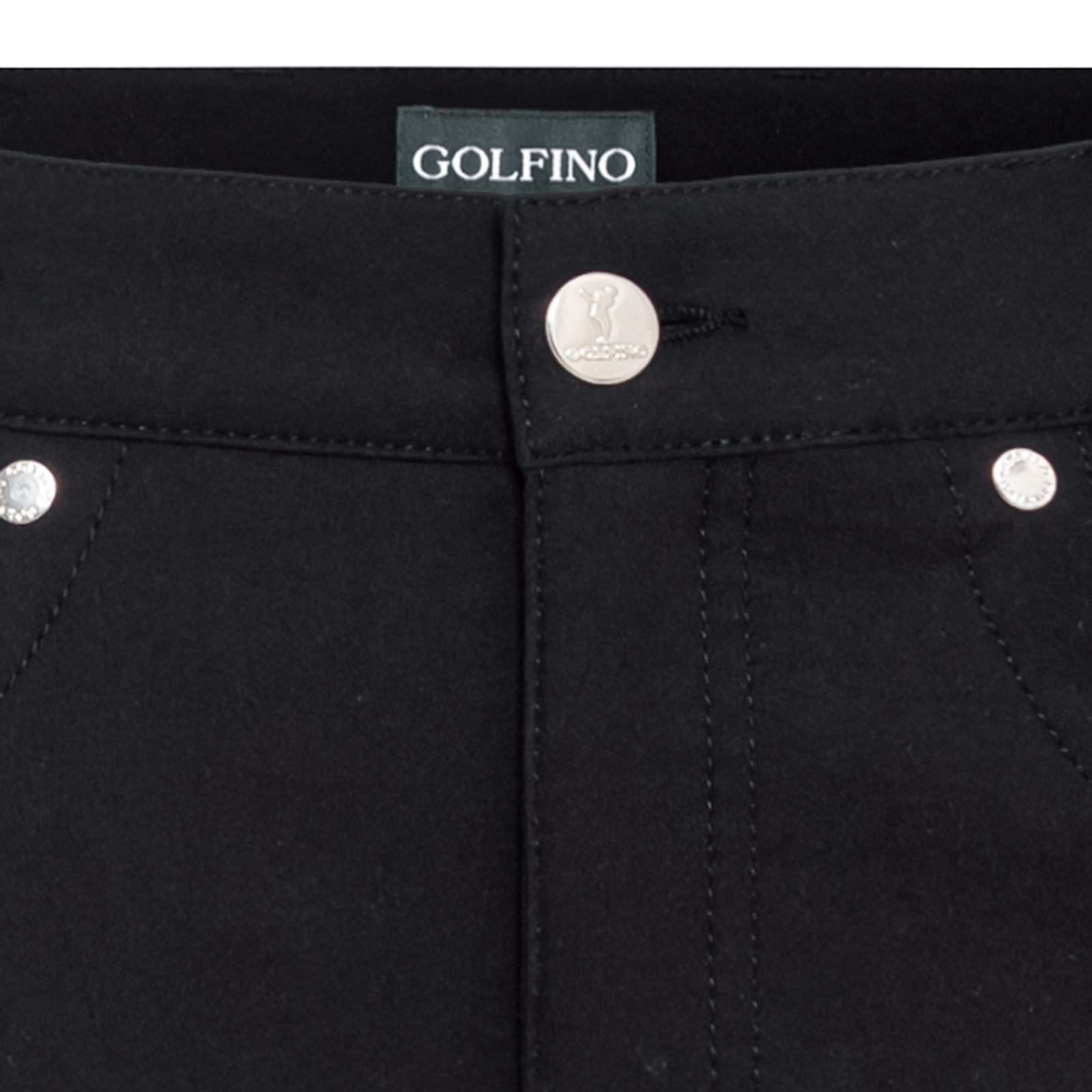 Lichte stretch golfbroek in capri stijl voor dames