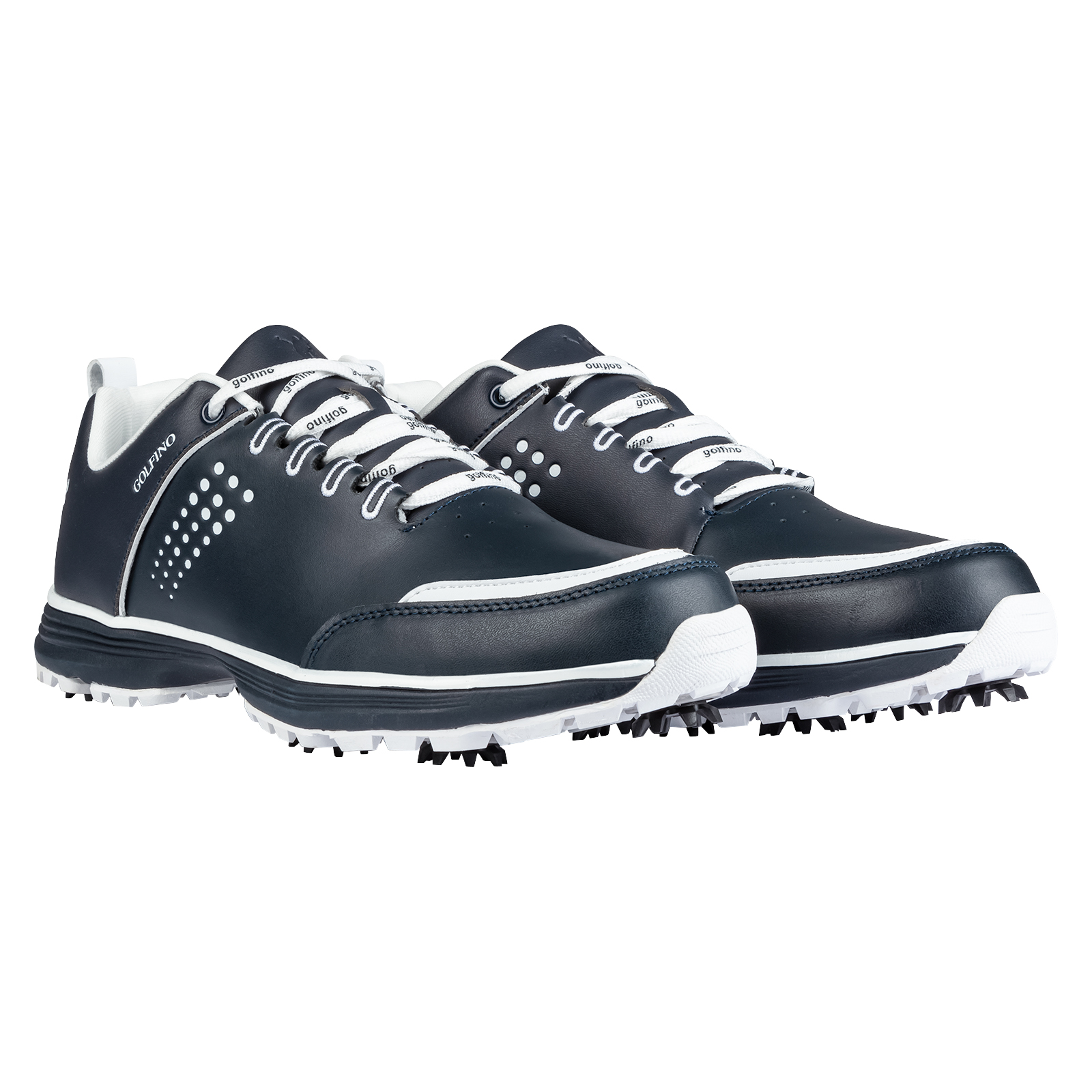 Chaussures de golf en cuir véritable à crampons d'allure moderne