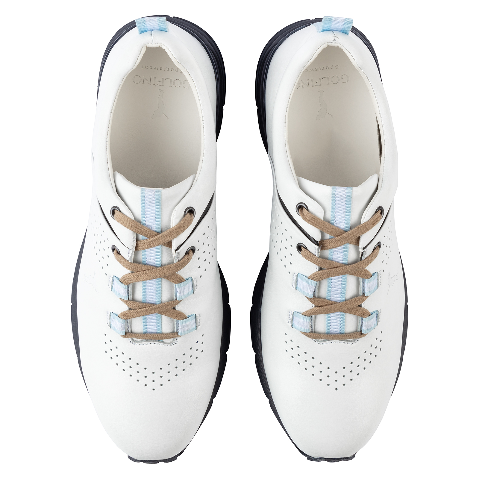 Chaussures de golf polyvalentes en cuir véritable pour hommes