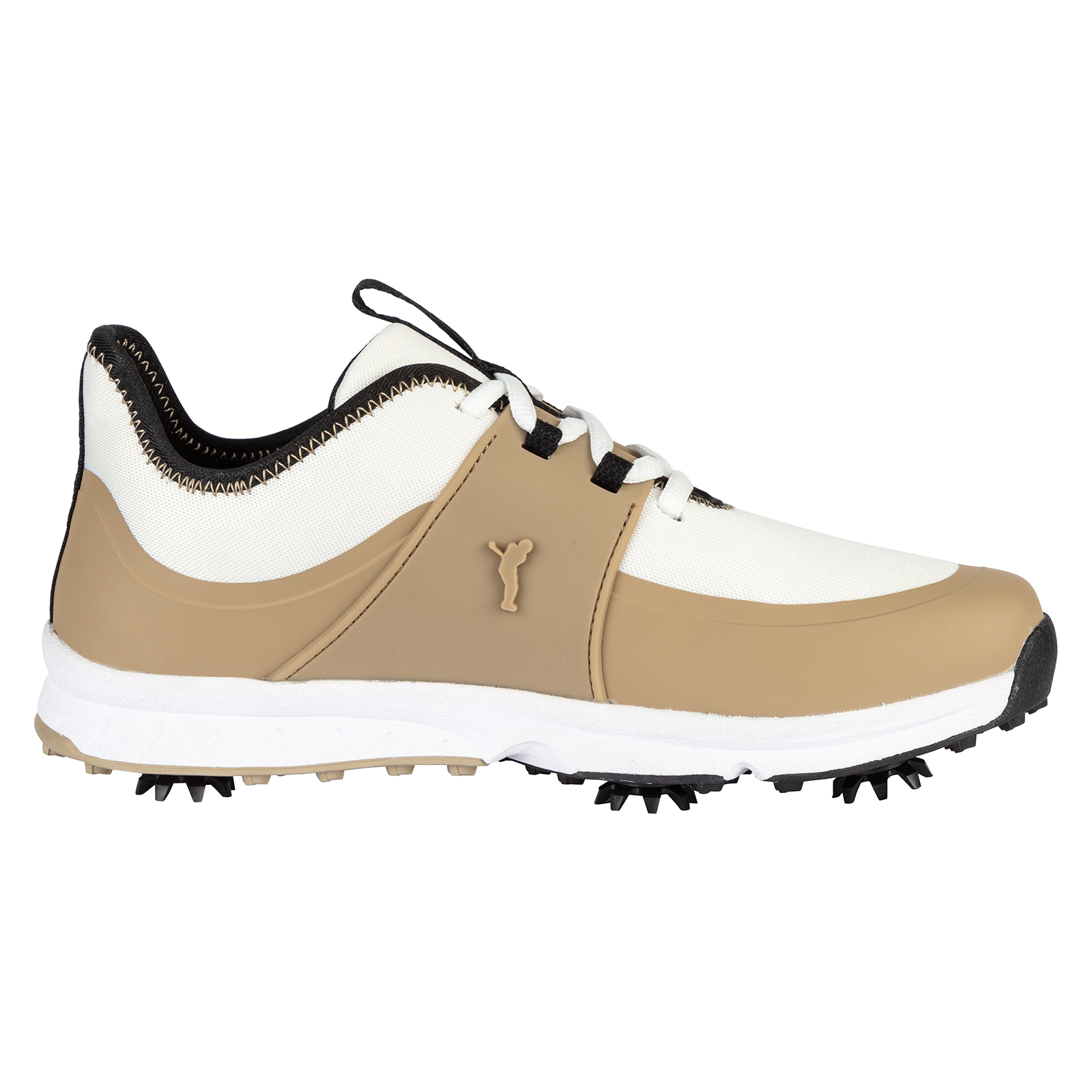 Ladies' waterproof golf shoes with removable spikes 