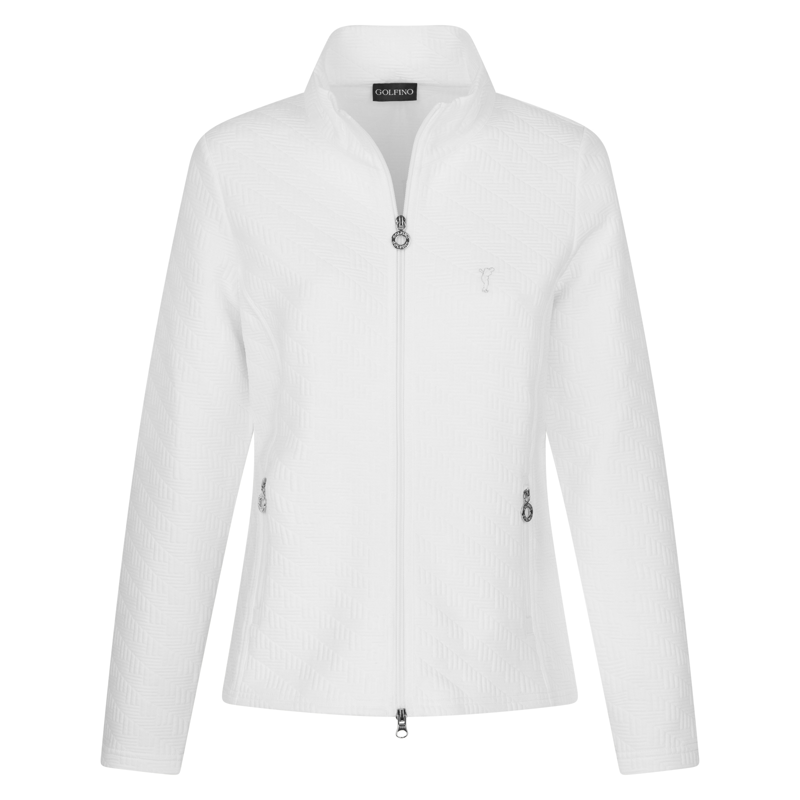 Kälteabweisende Damen Golf Jacke mit strukturierter Oberfläche