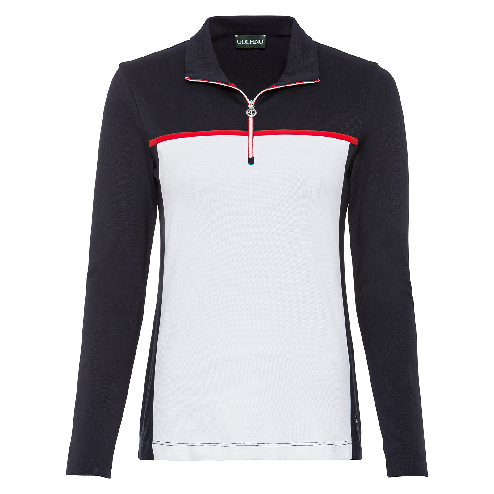Ladies' midlayer golf troyer with UV protection