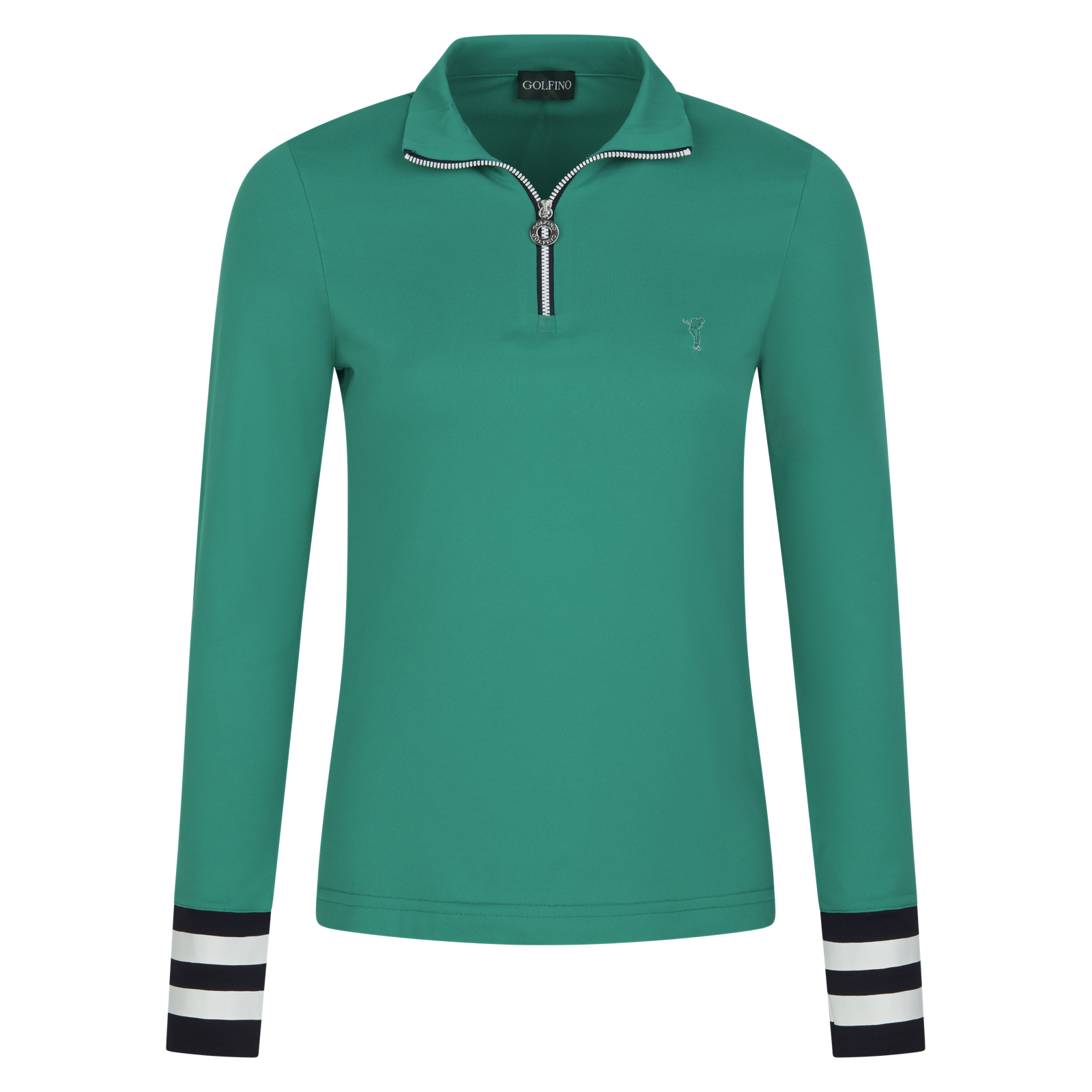 Ladies' modern golf troyer with moisture management and cold protection functions