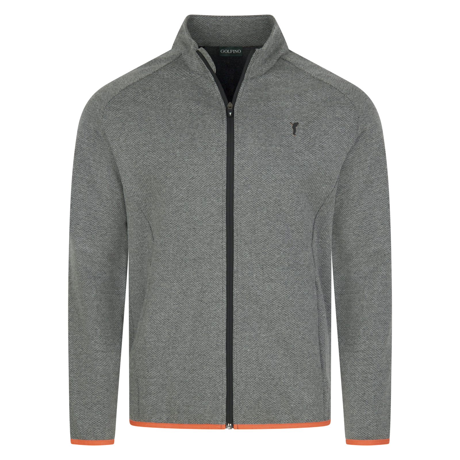 Men's sustainable golf jacket in stretch fabric with viscose