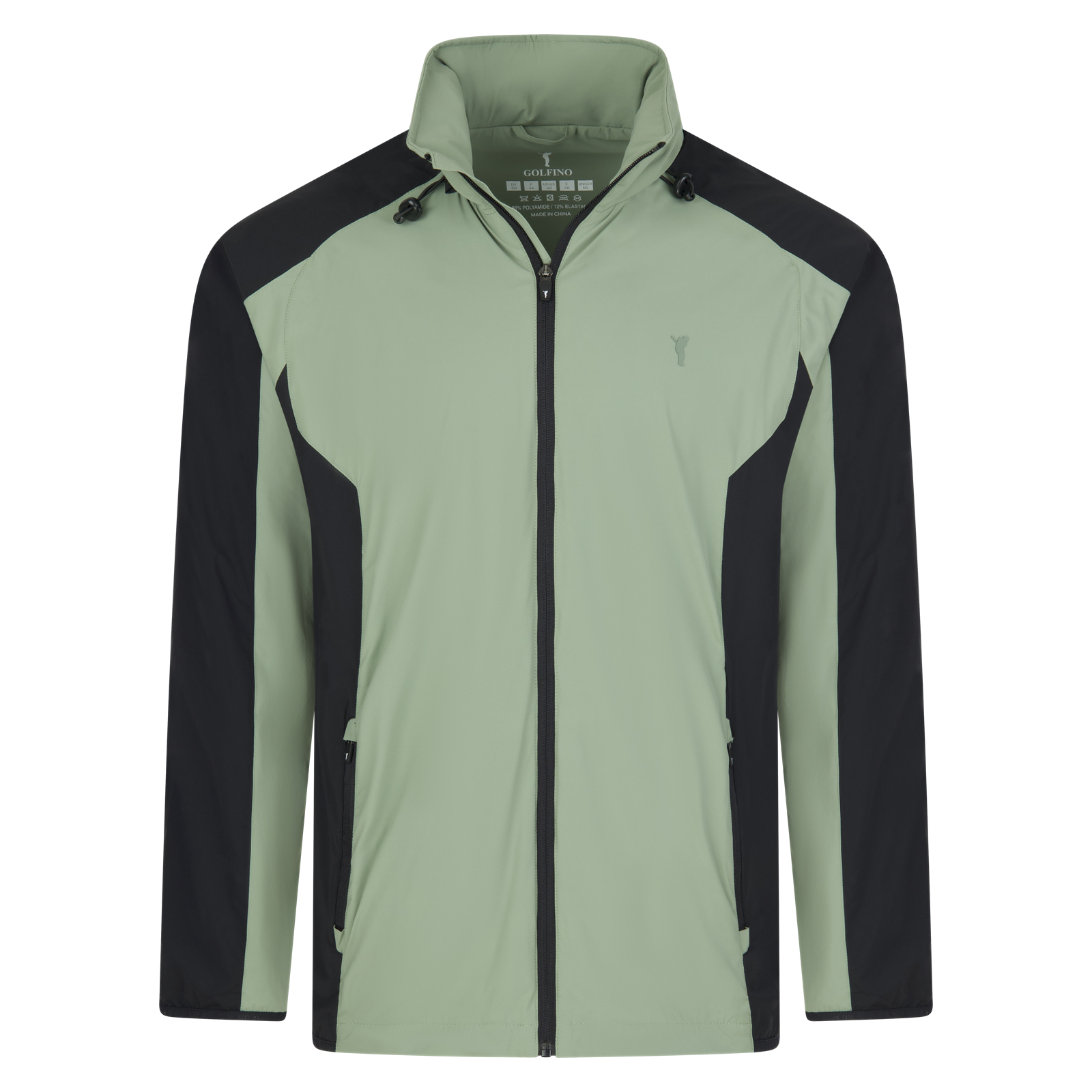 Men's water repellent golf jacket with cold protection function