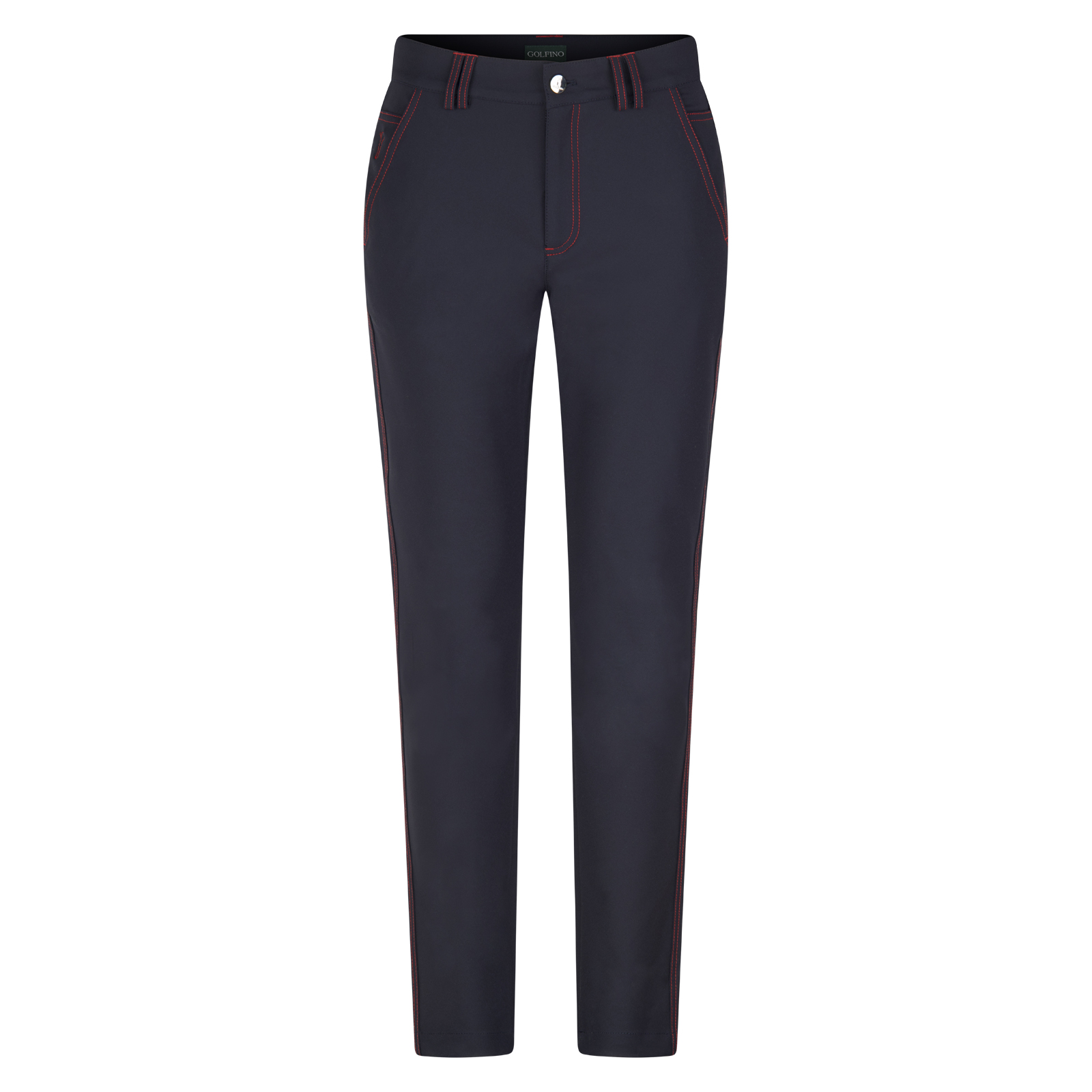 Ladies' water-repellent jeans-style slim fit golf trousers