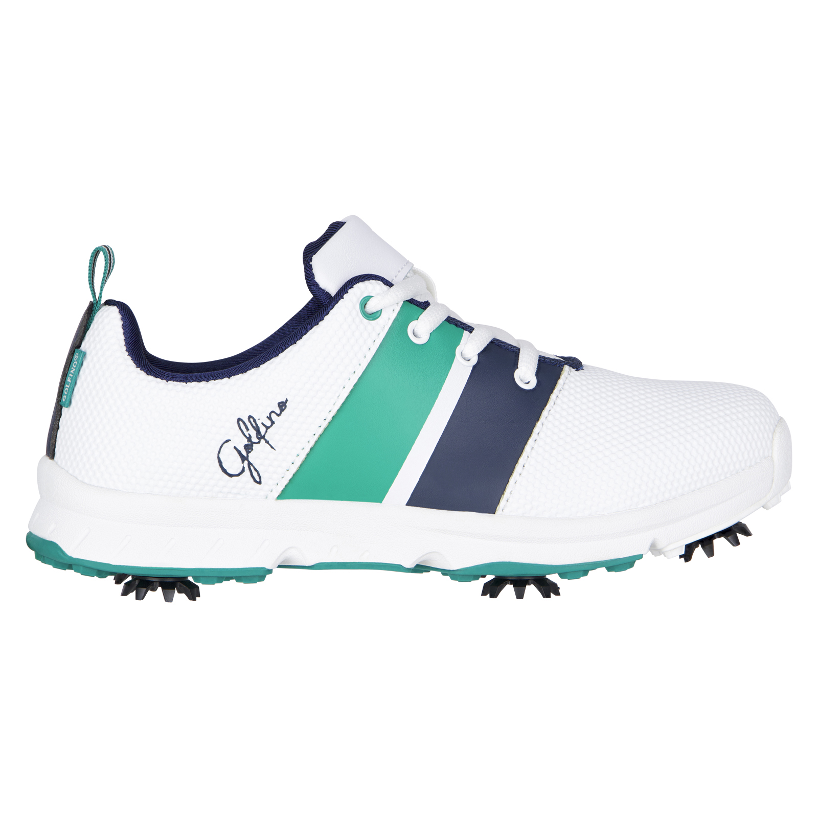 Ladies' waterproof golf shoes with spikes