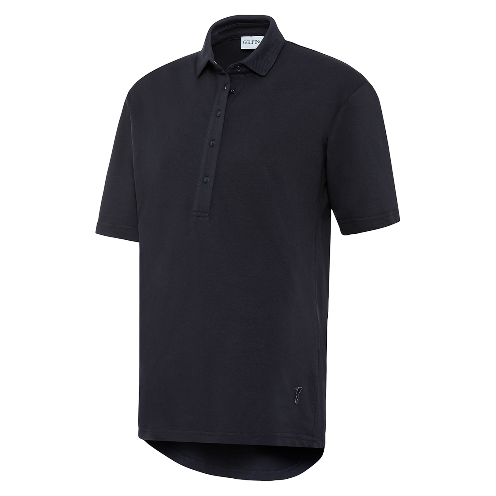 Ladies' short-sleeved polo shirt with extra stretch comfort, made from a cotton blend