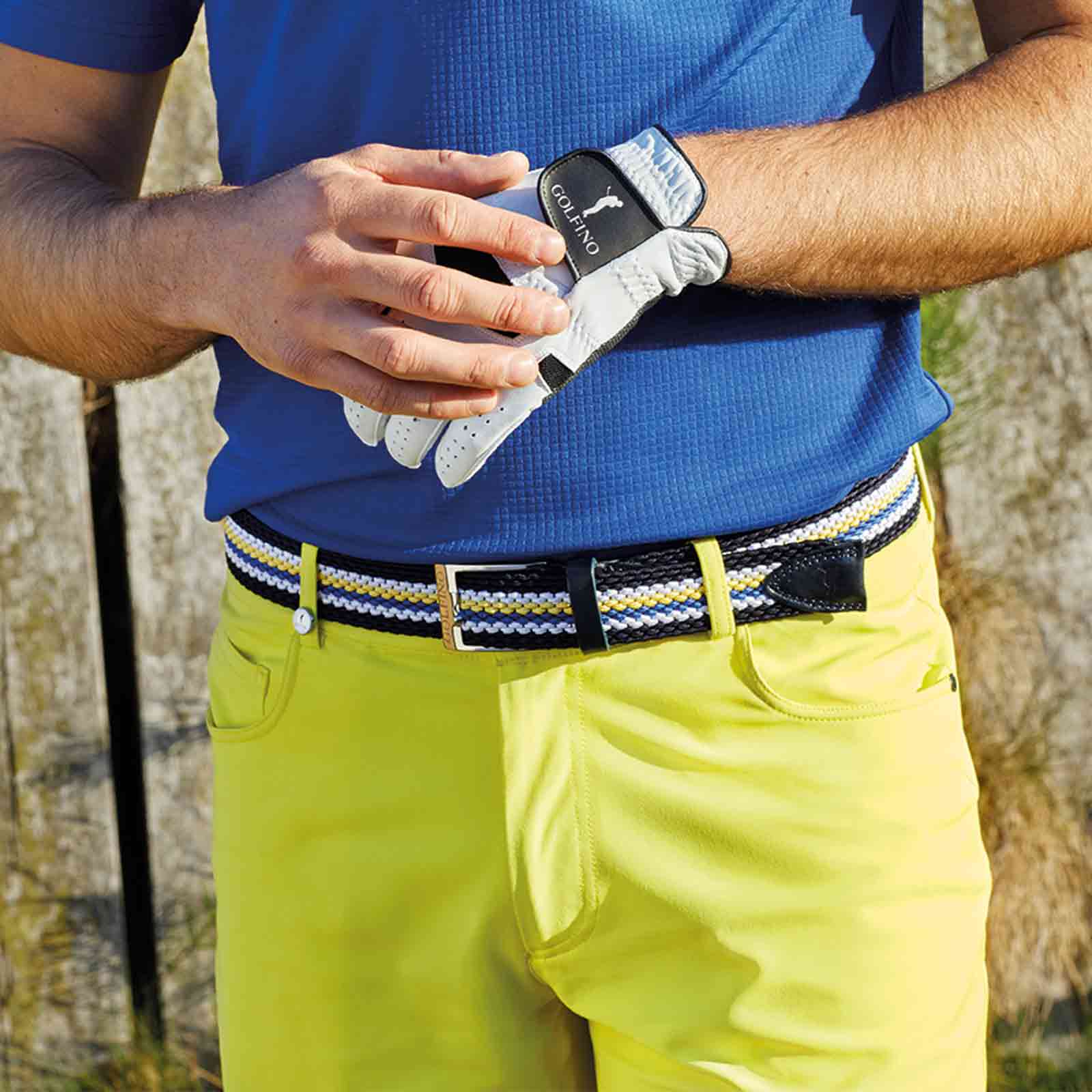 Herren Golf-Bermuda 4-Way-Stretch im 5-Pocket-Stil in Slim Fit
