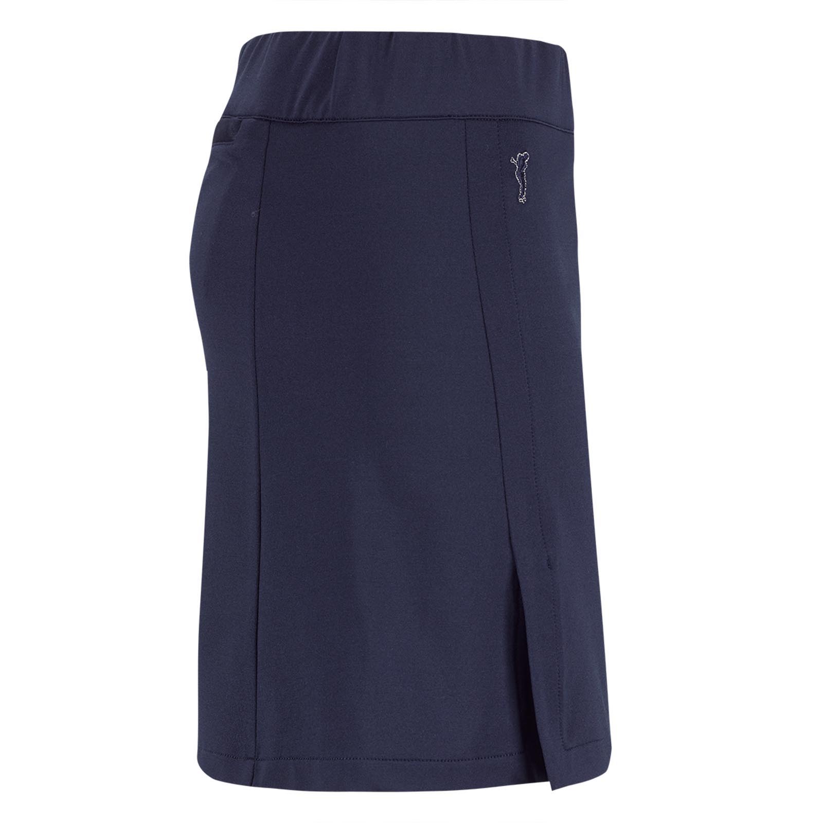 Ladies' golf mini skort with UV protection function