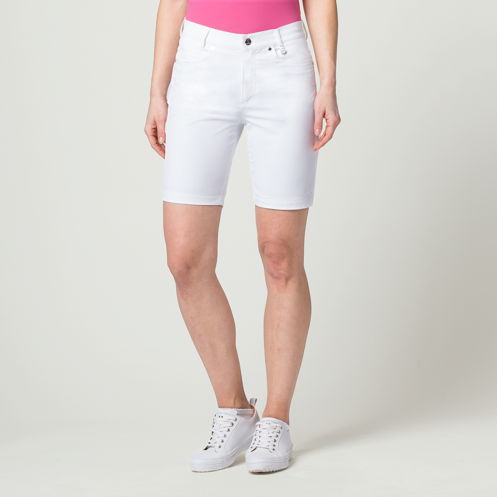 Damen Golf-Bermuda Sonnenschutz mit Extra Stretch Komfort in Slim Fit
