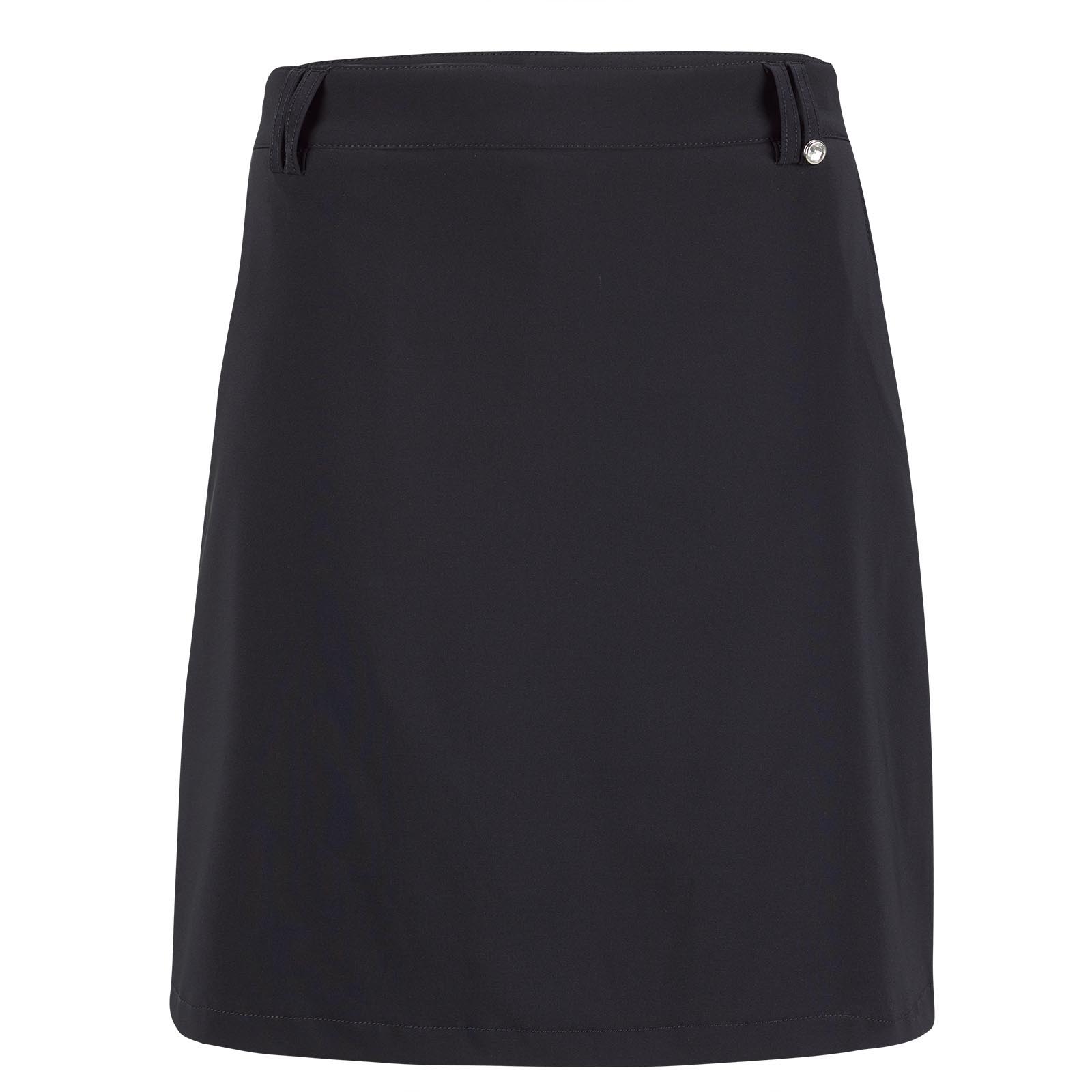 Ladies' golf skort made from water-repellent stretch material