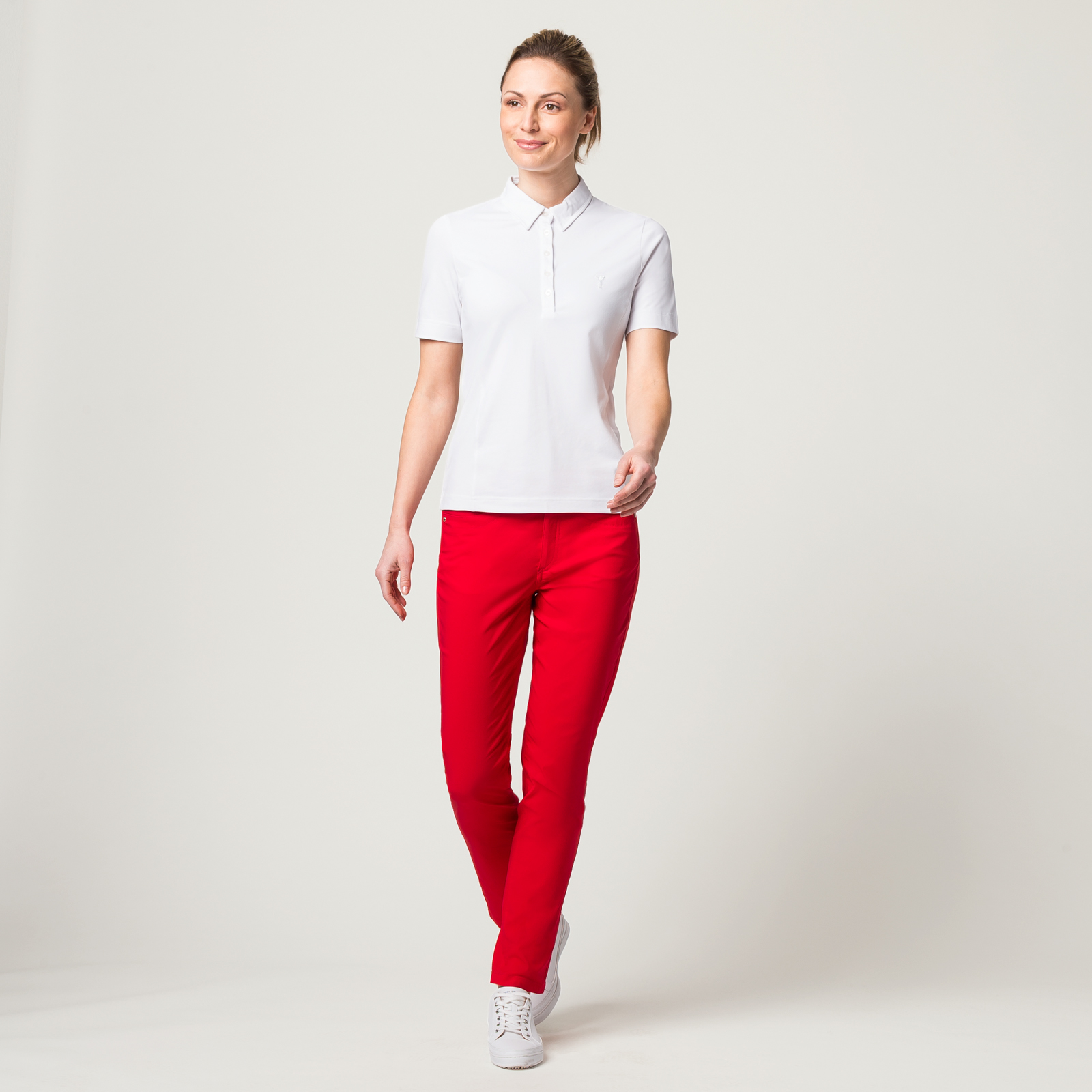 Pantalon de golf 7/8 pour femme en tissu Stretch déperlant anti-UV