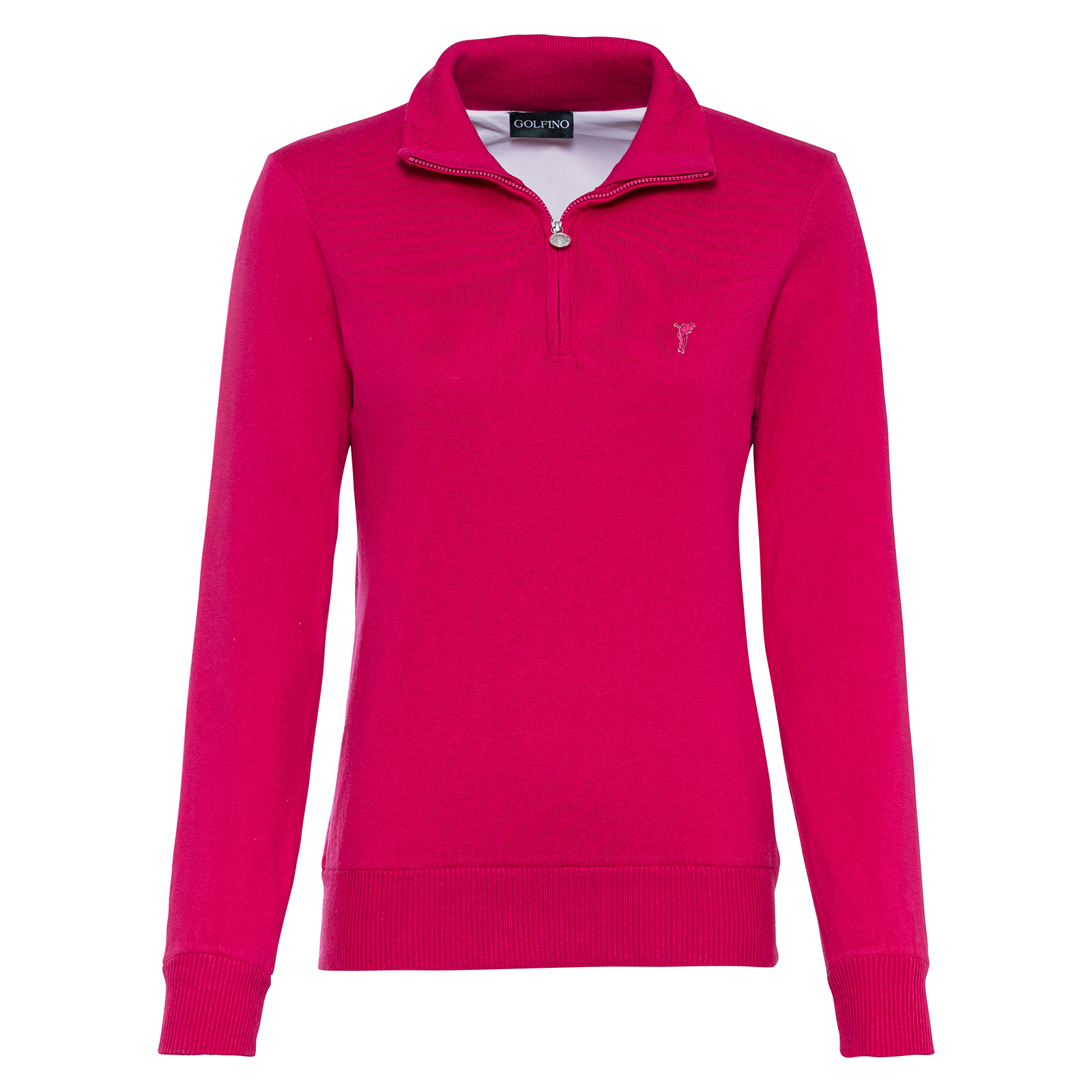 Ladies' sweater made of breathable knitted windstopper fabric 
