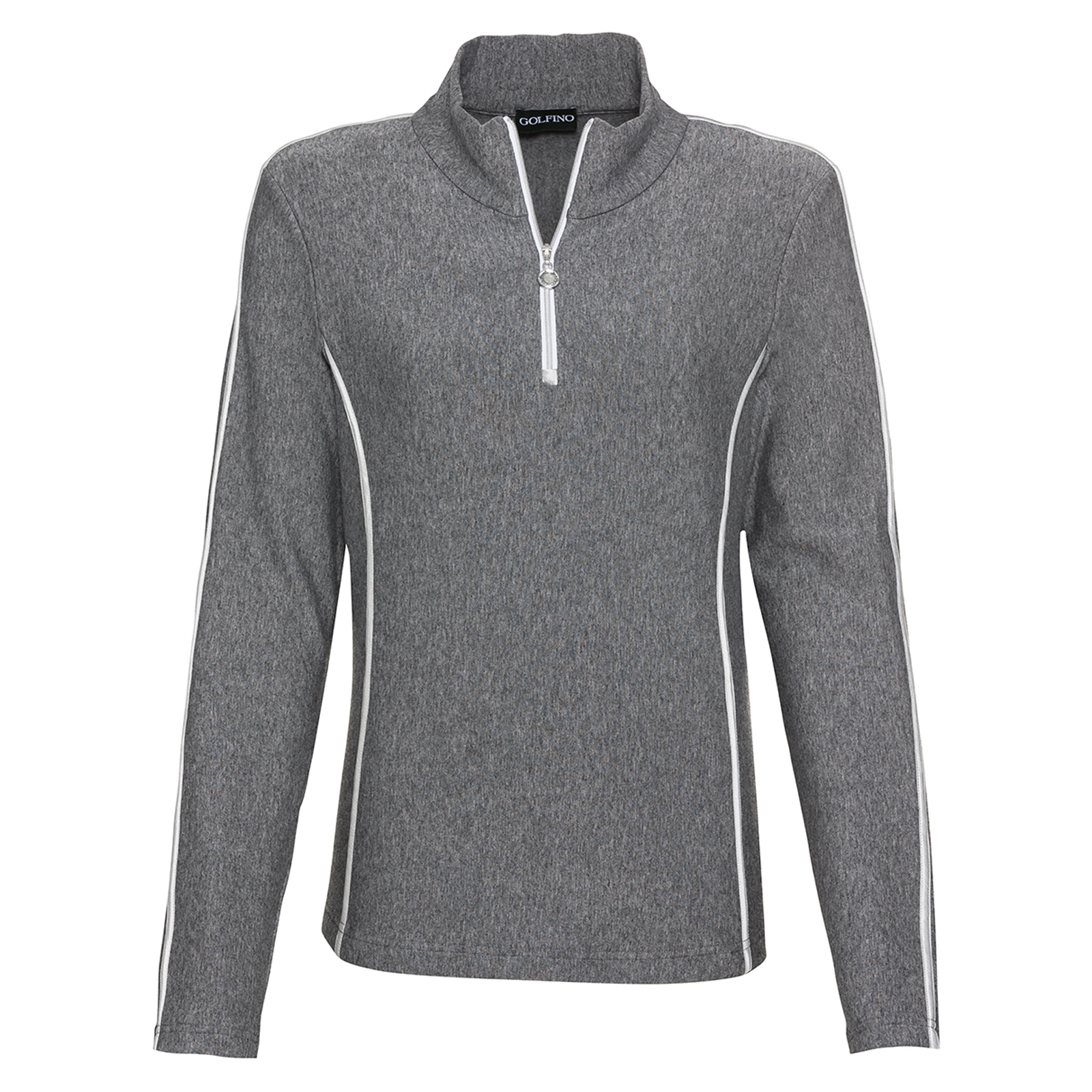 Ladies' golf sweater with Tencel component 