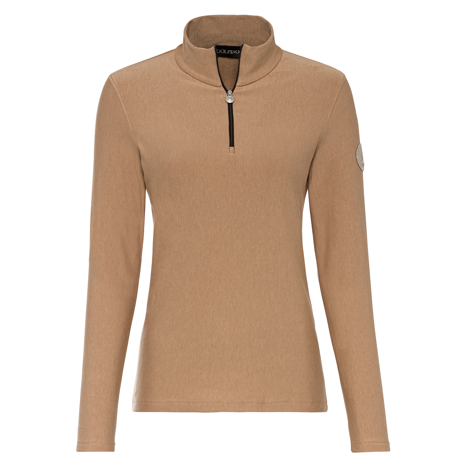Ladies' soft sweater made from a sustainable blend of natural fibres 