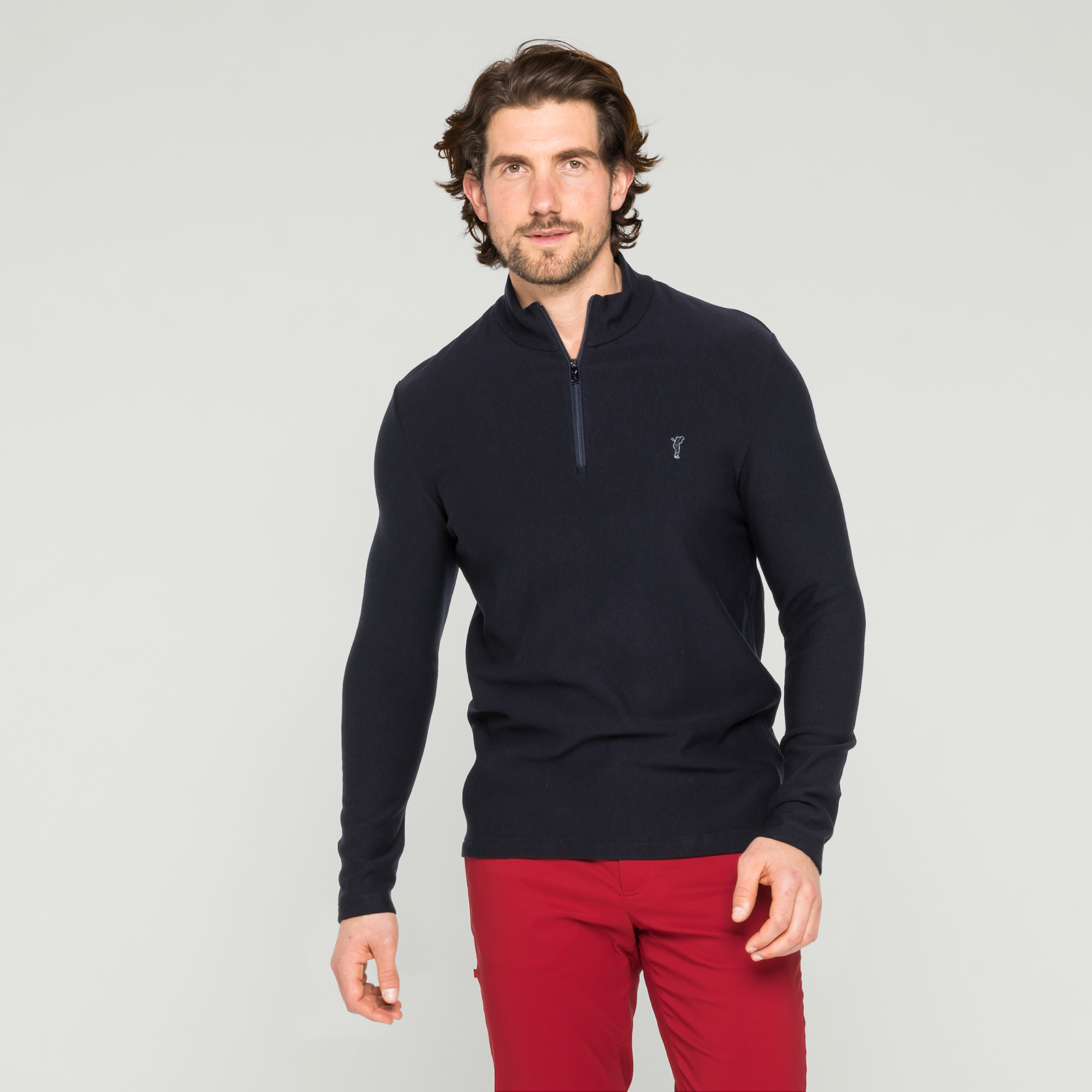 Herren Golf Sweater mit Tencel-Anteil