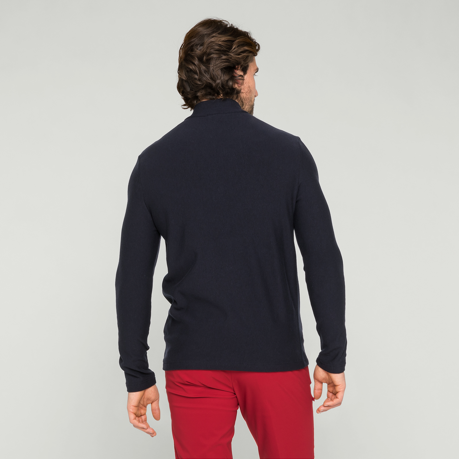 Herre-golfsweater med Tencel-andel