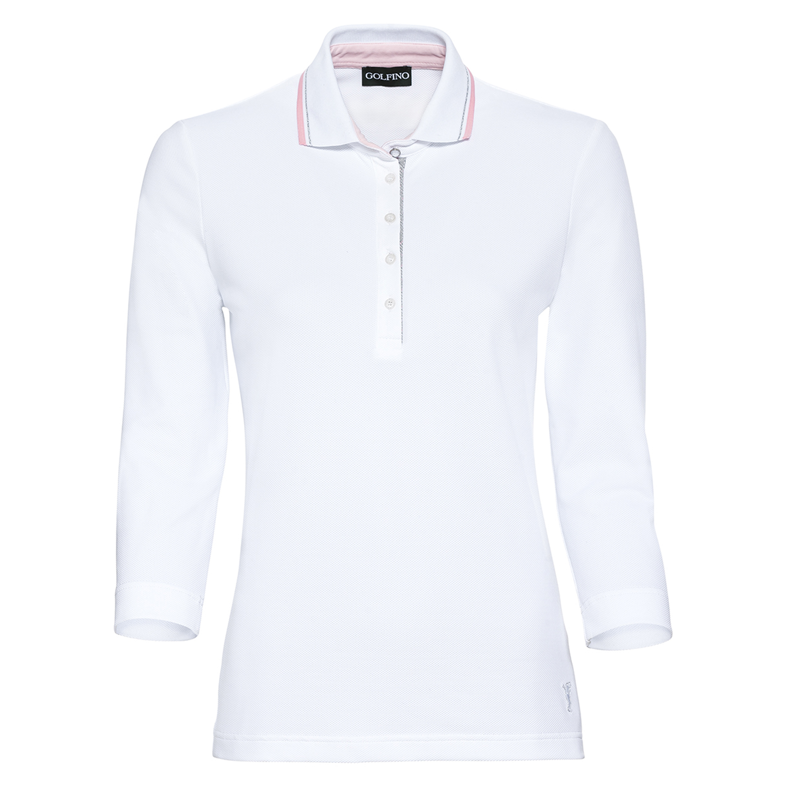 Ladies' versatile 3/4 sleeve golf polo shirt 
