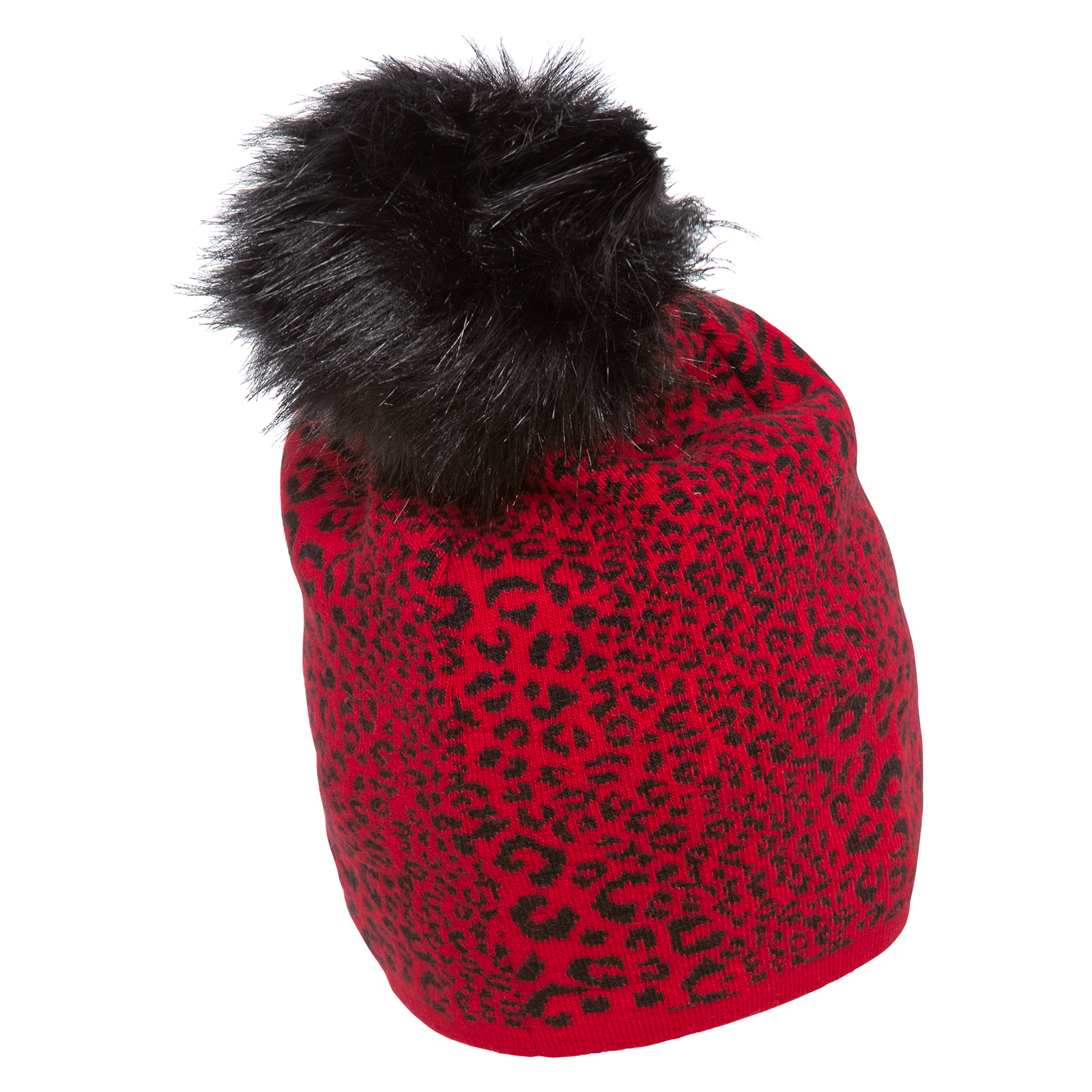 Damen Mütze mit Leoparden-Muster