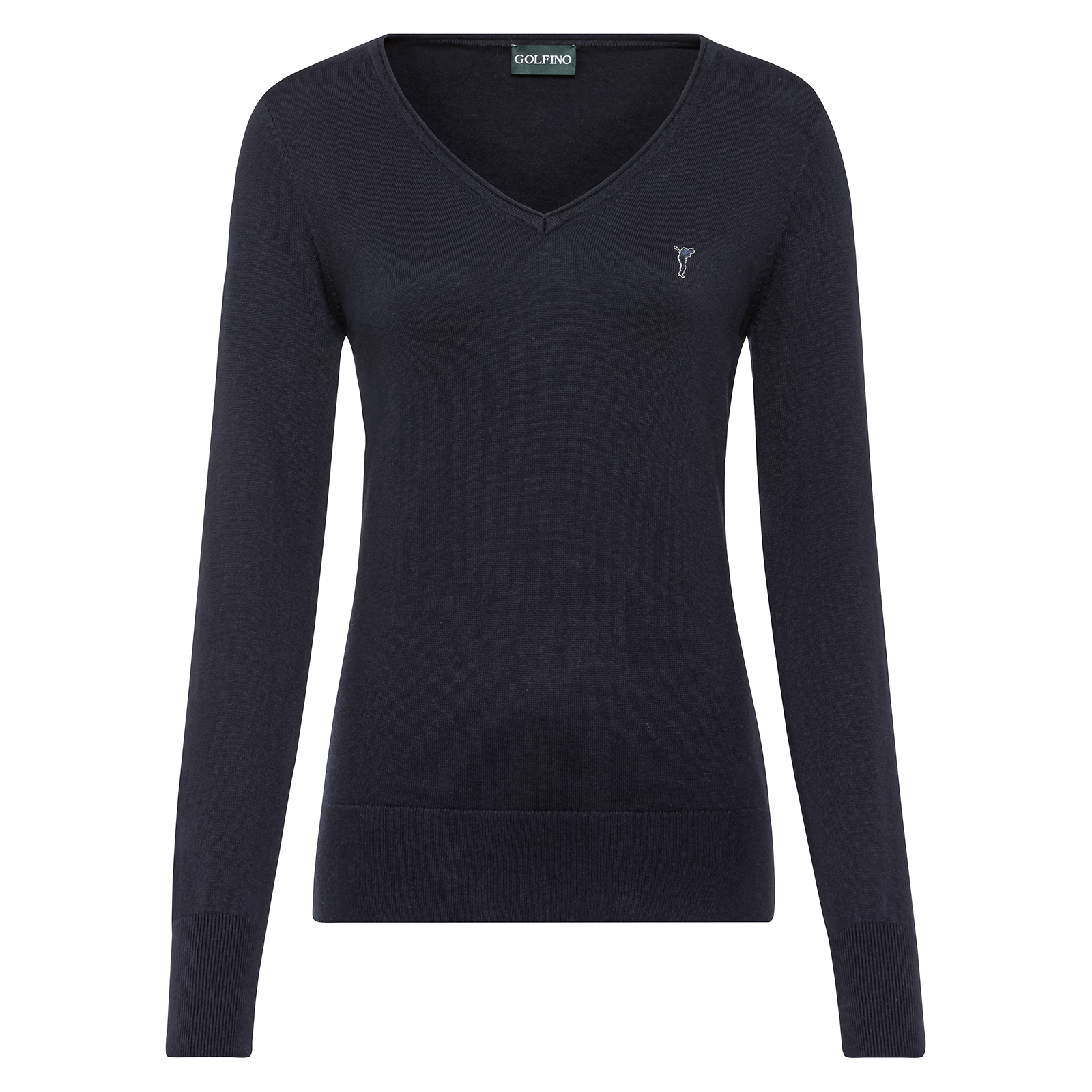 Ladies' cosy golf sweater with cashmere