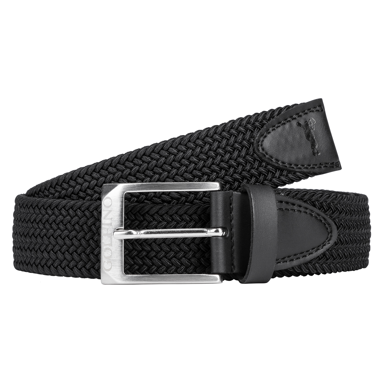 Stylish men's braided stretch belt