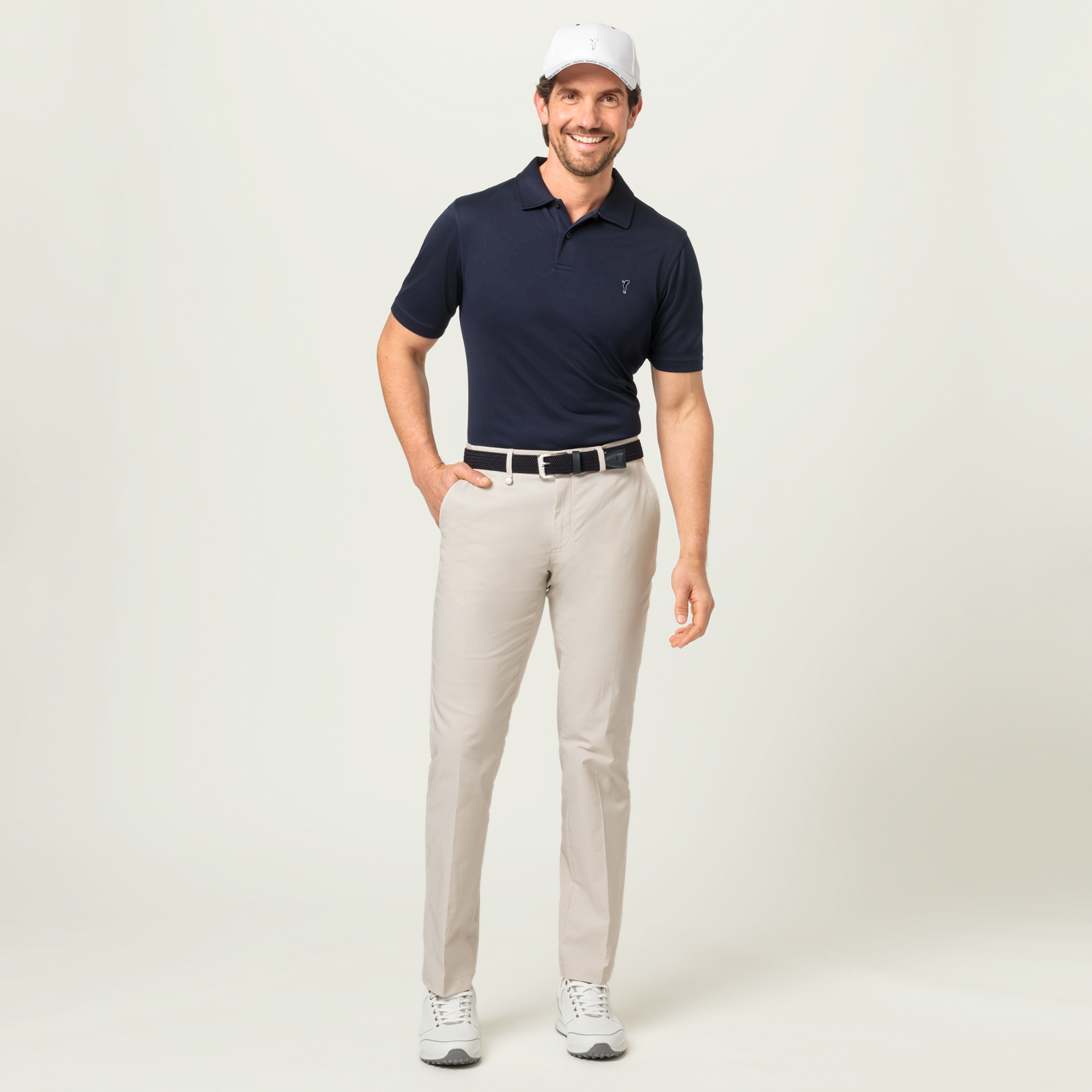 Maillot de golf pour hommes avec fibre fonctionnelle durable Kafetex®