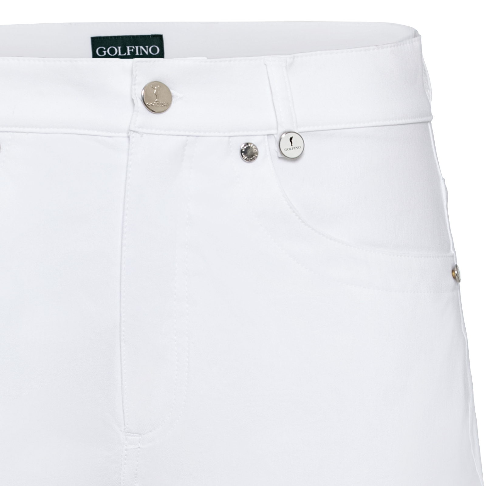 Ladies' lightweight stretch capri-style golf trousers