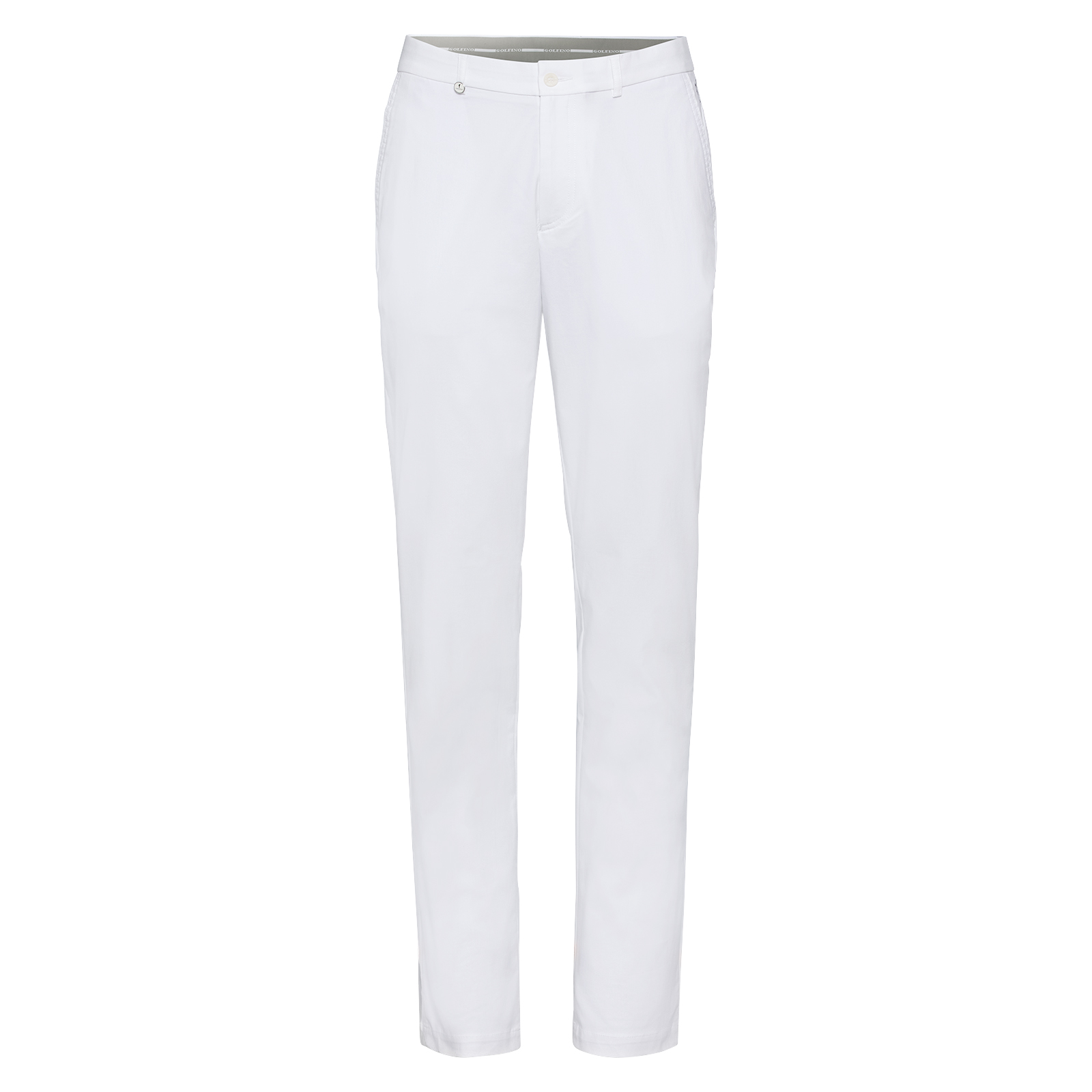 Men's golf trousers with stretch component 