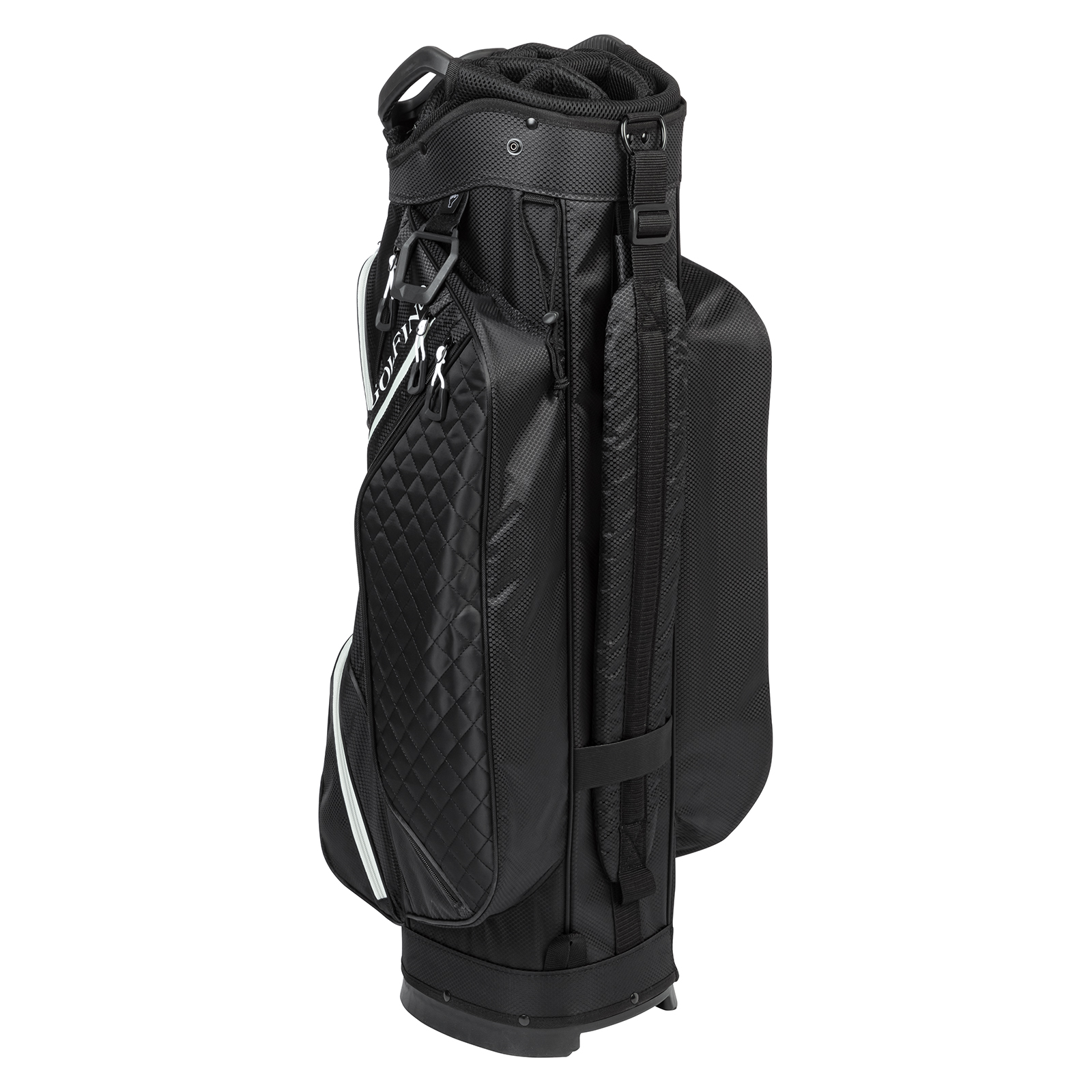 Cart bag with padded shoulder strap