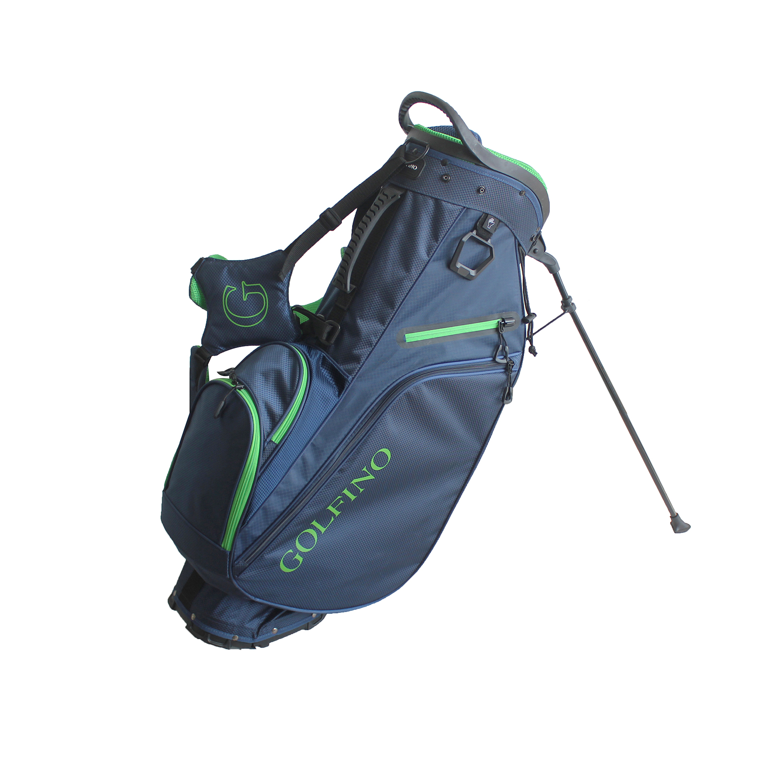 Stand bag with a sporty design
