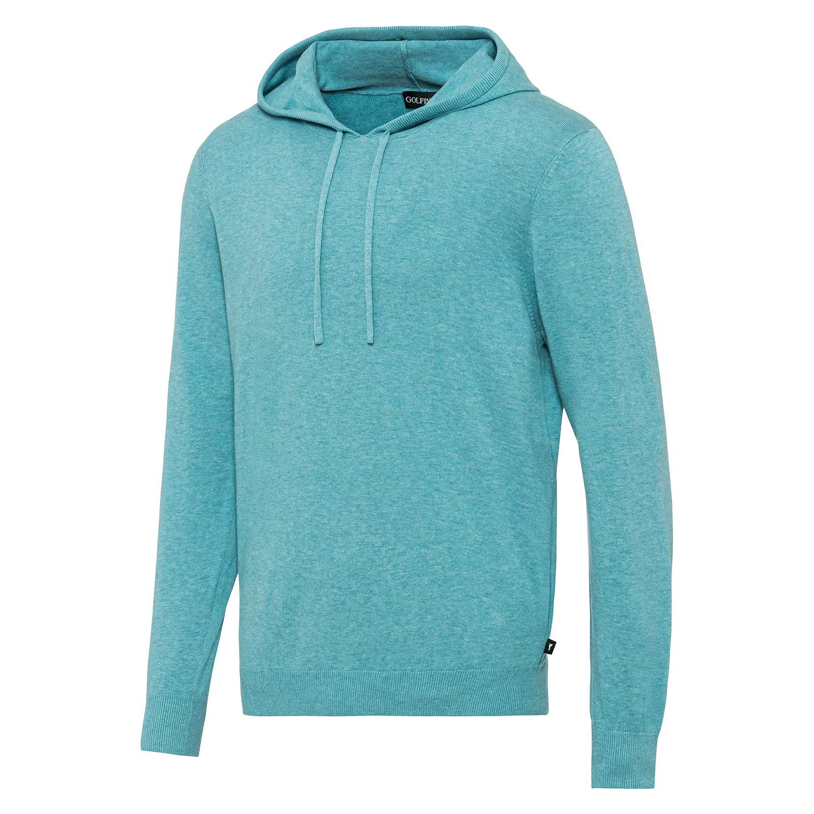 Comfortable men's cotton sweater with hood