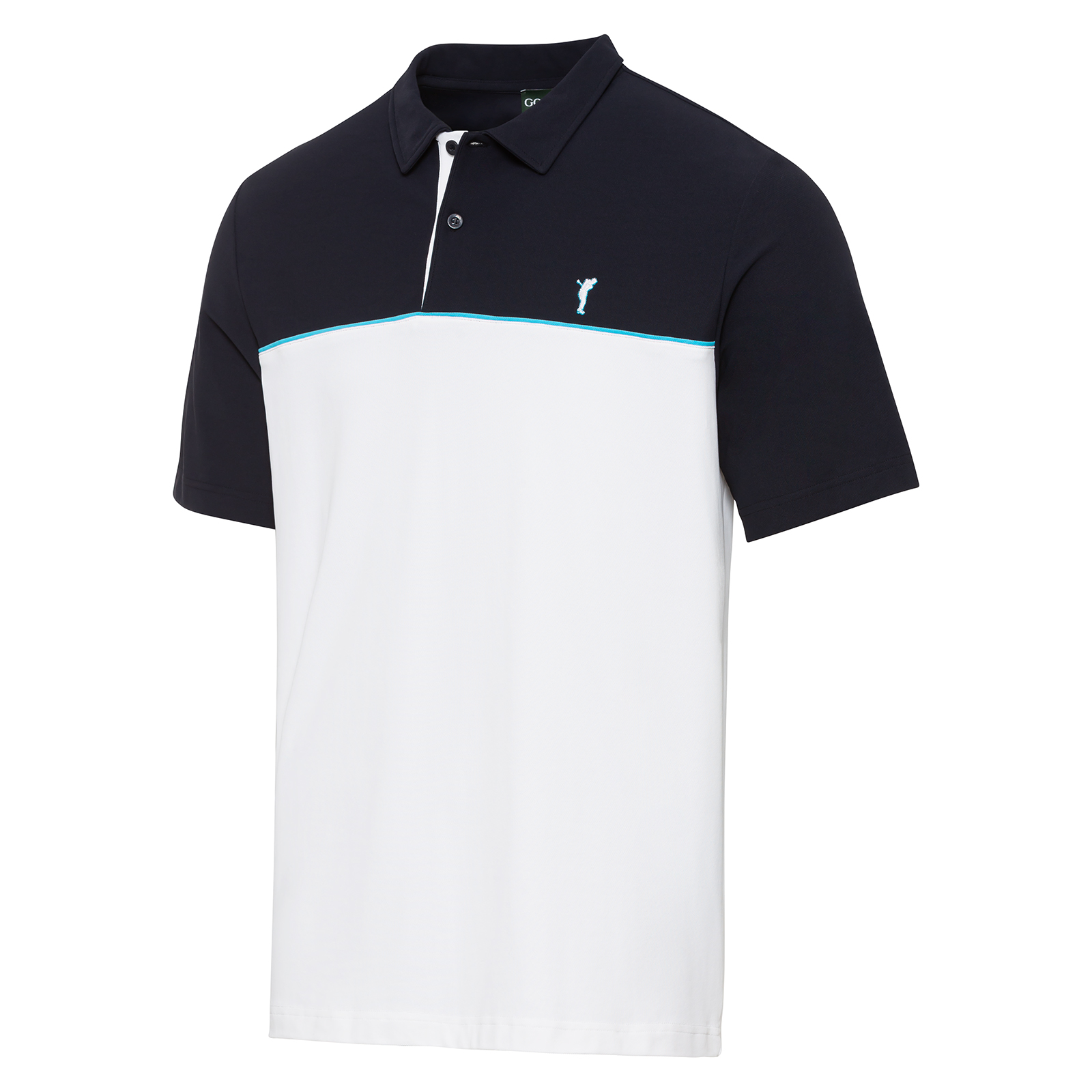 Men's breathable golf polo shirt