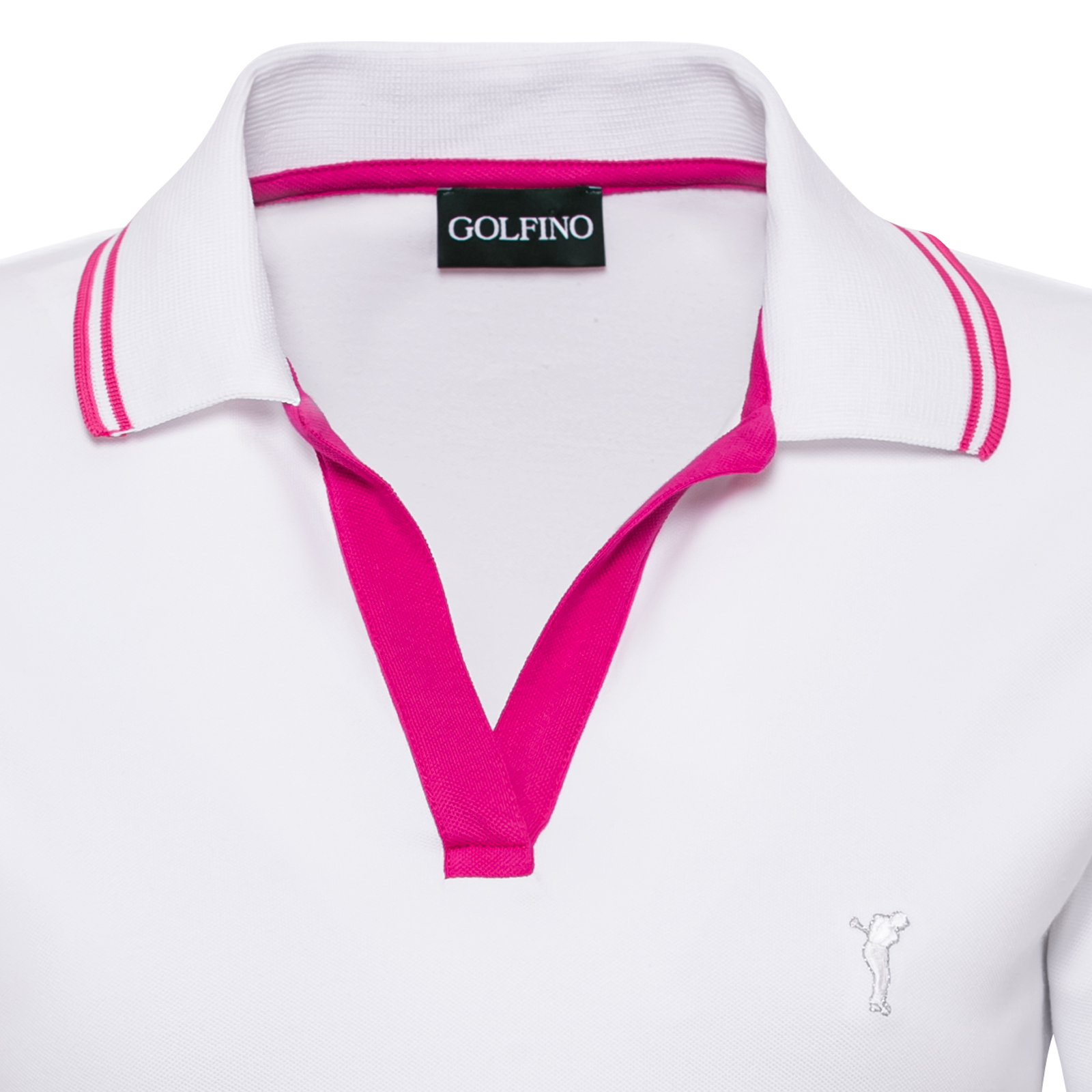 Ladies' golf shirt with sun protection